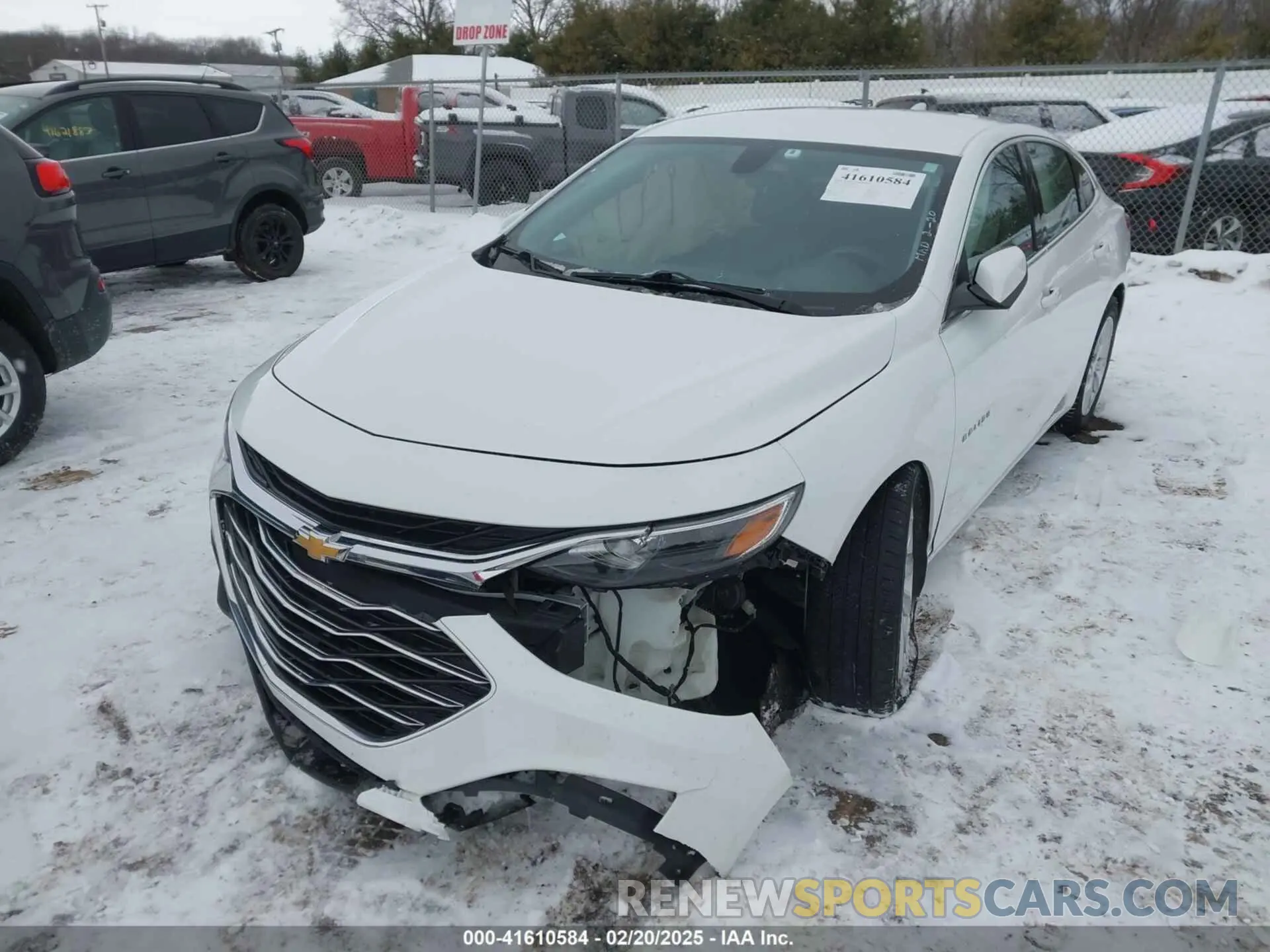 2 Photograph of a damaged car 1G1ZD5ST8NF147440 CHEVROLET MALIBU 2022