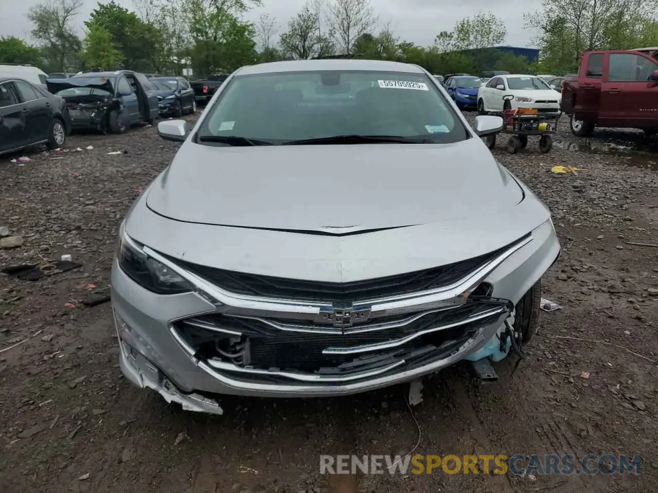 5 Photograph of a damaged car 1G1ZD5ST8NF156817 CHEVROLET MALIBU 2022