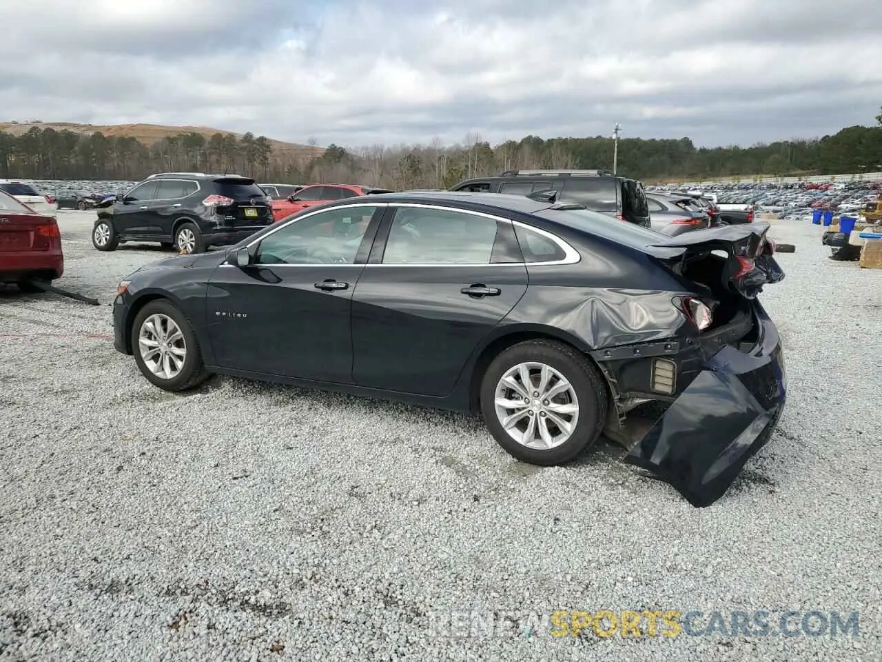 2 Photograph of a damaged car 1G1ZD5ST8NF194127 CHEVROLET MALIBU 2022