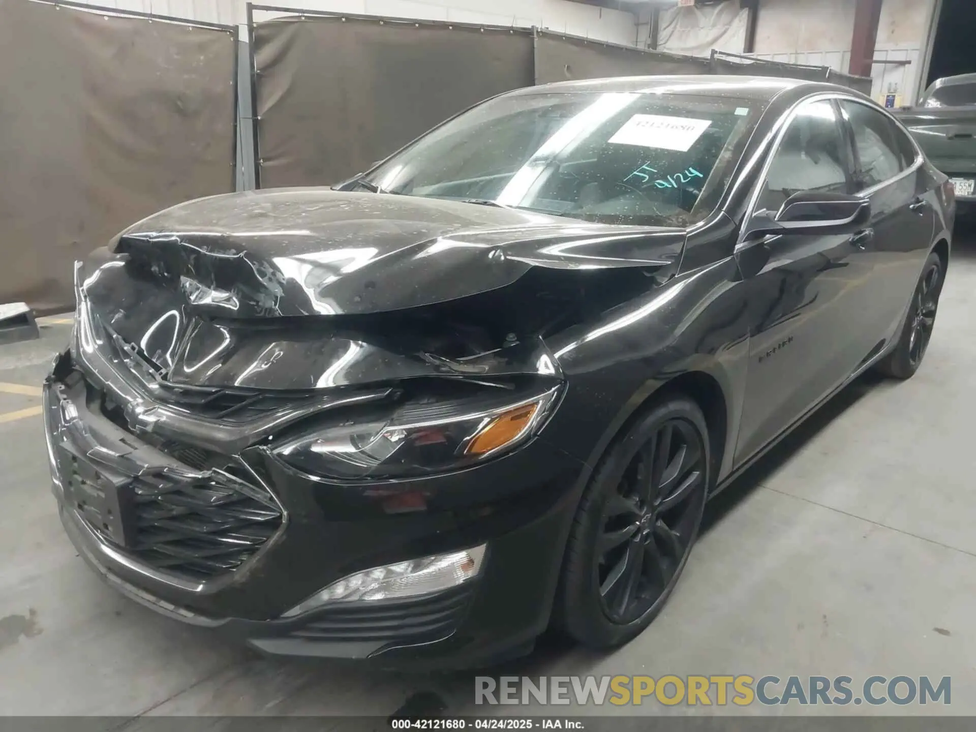 2 Photograph of a damaged car 1G1ZD5ST9NF104662 CHEVROLET MALIBU 2022