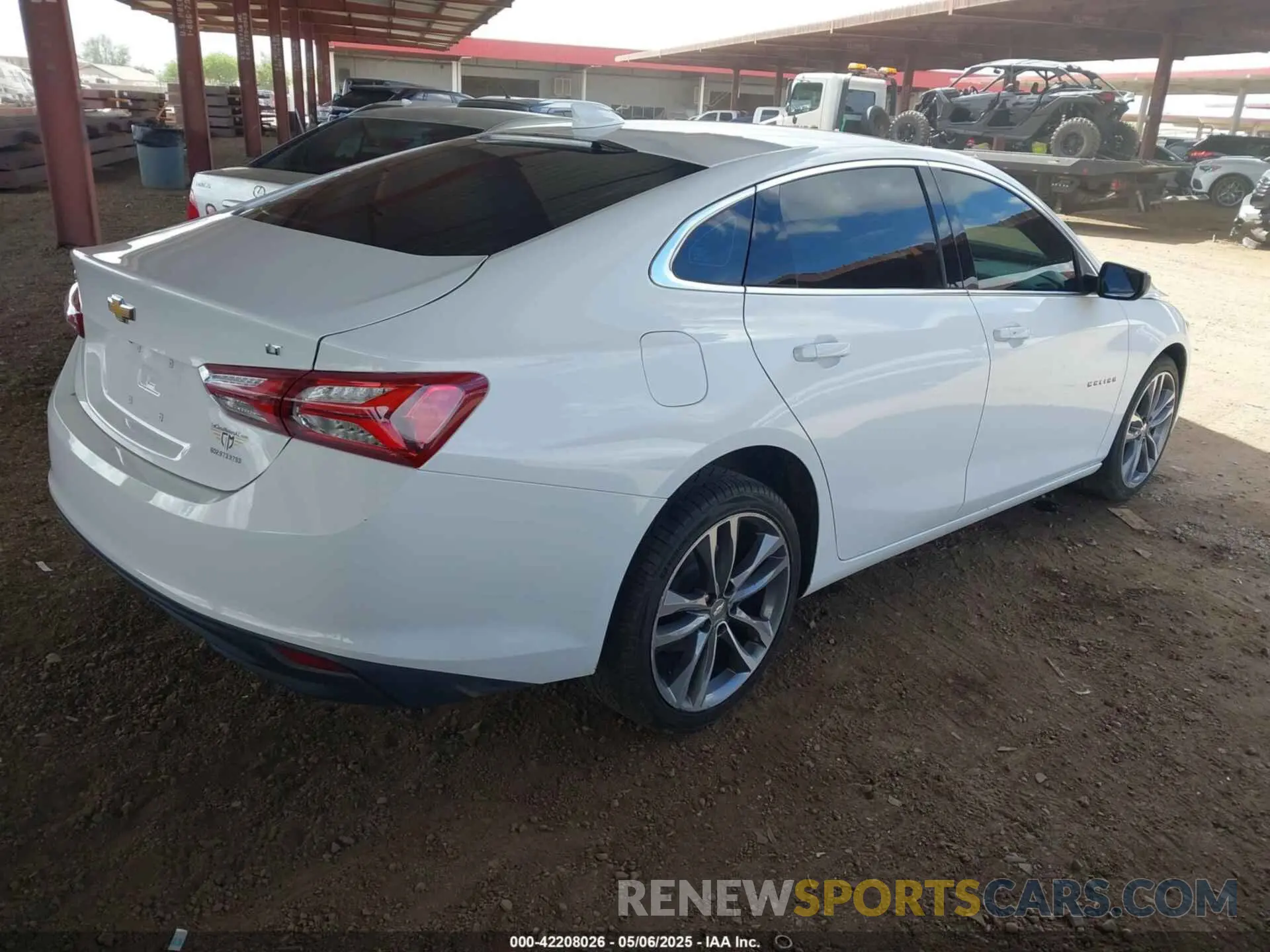 4 Photograph of a damaged car 1G1ZD5ST9NF129416 CHEVROLET MALIBU 2022