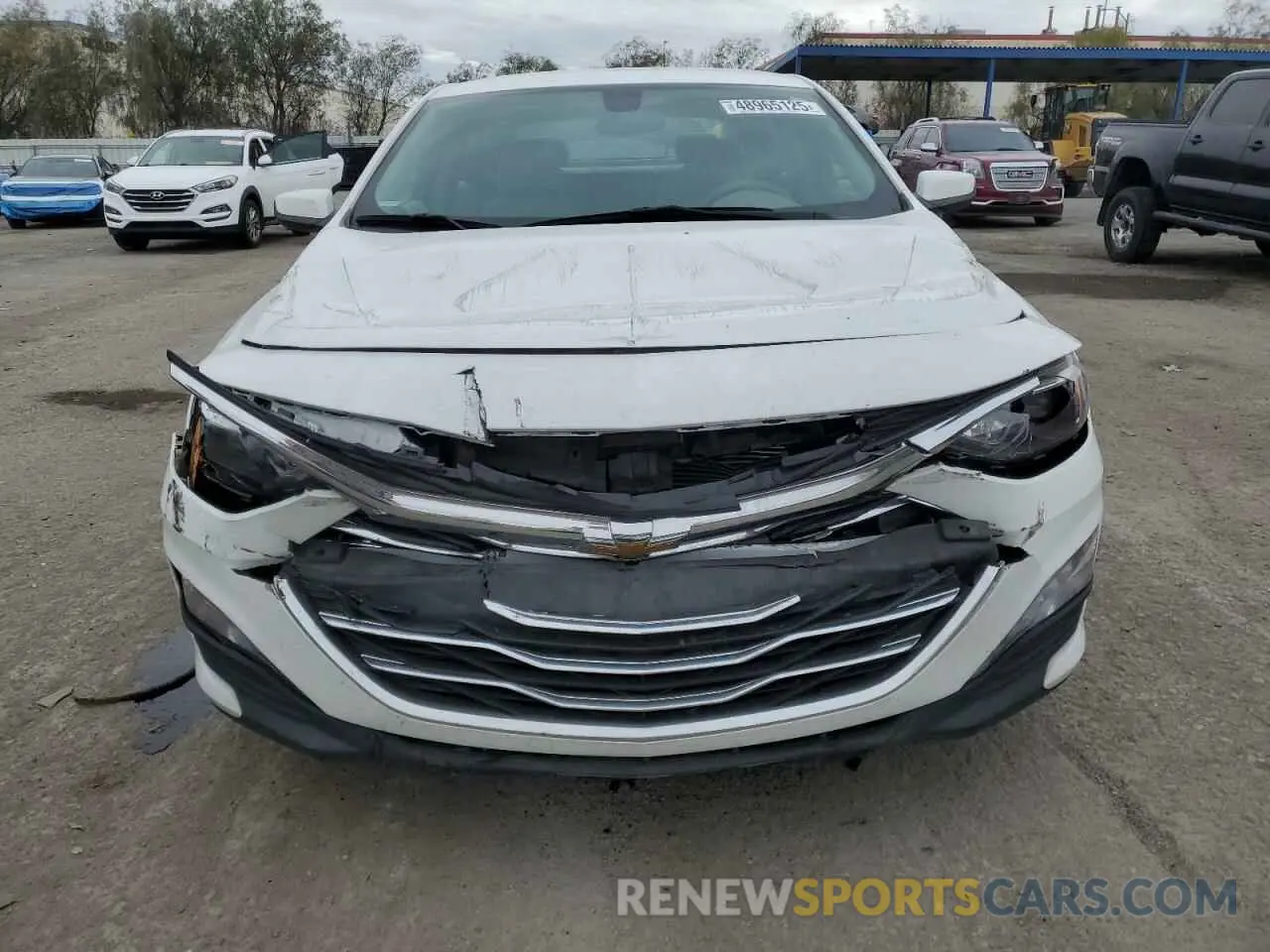5 Photograph of a damaged car 1G1ZD5ST9NF170175 CHEVROLET MALIBU 2022