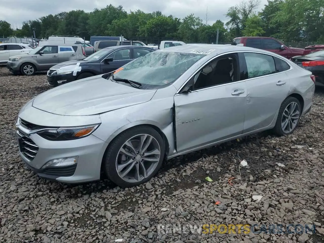 1 Photograph of a damaged car 1G1ZD5STXNF131398 CHEVROLET MALIBU 2022