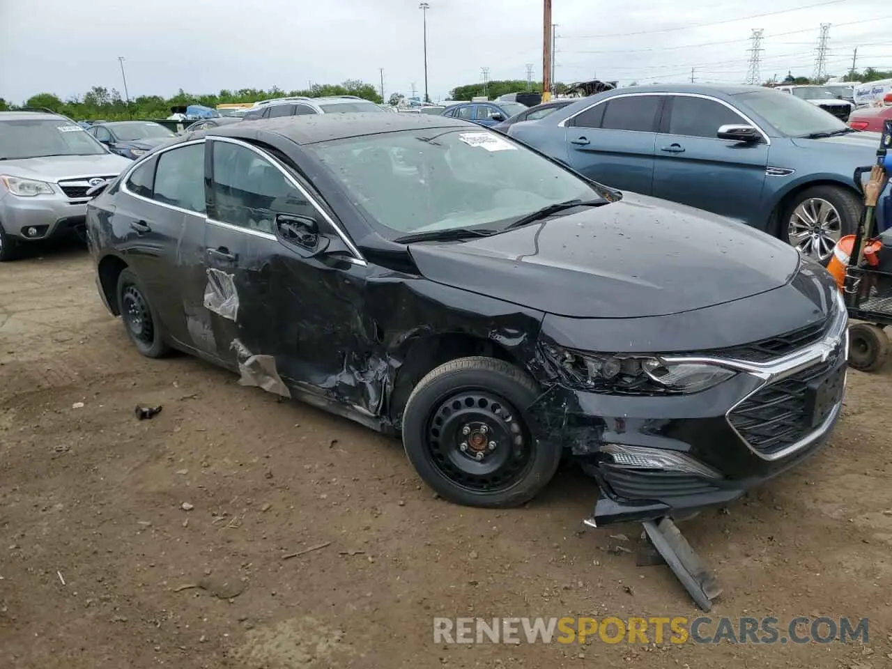 4 Photograph of a damaged car 1G1ZG5ST0NF105206 CHEVROLET MALIBU 2022