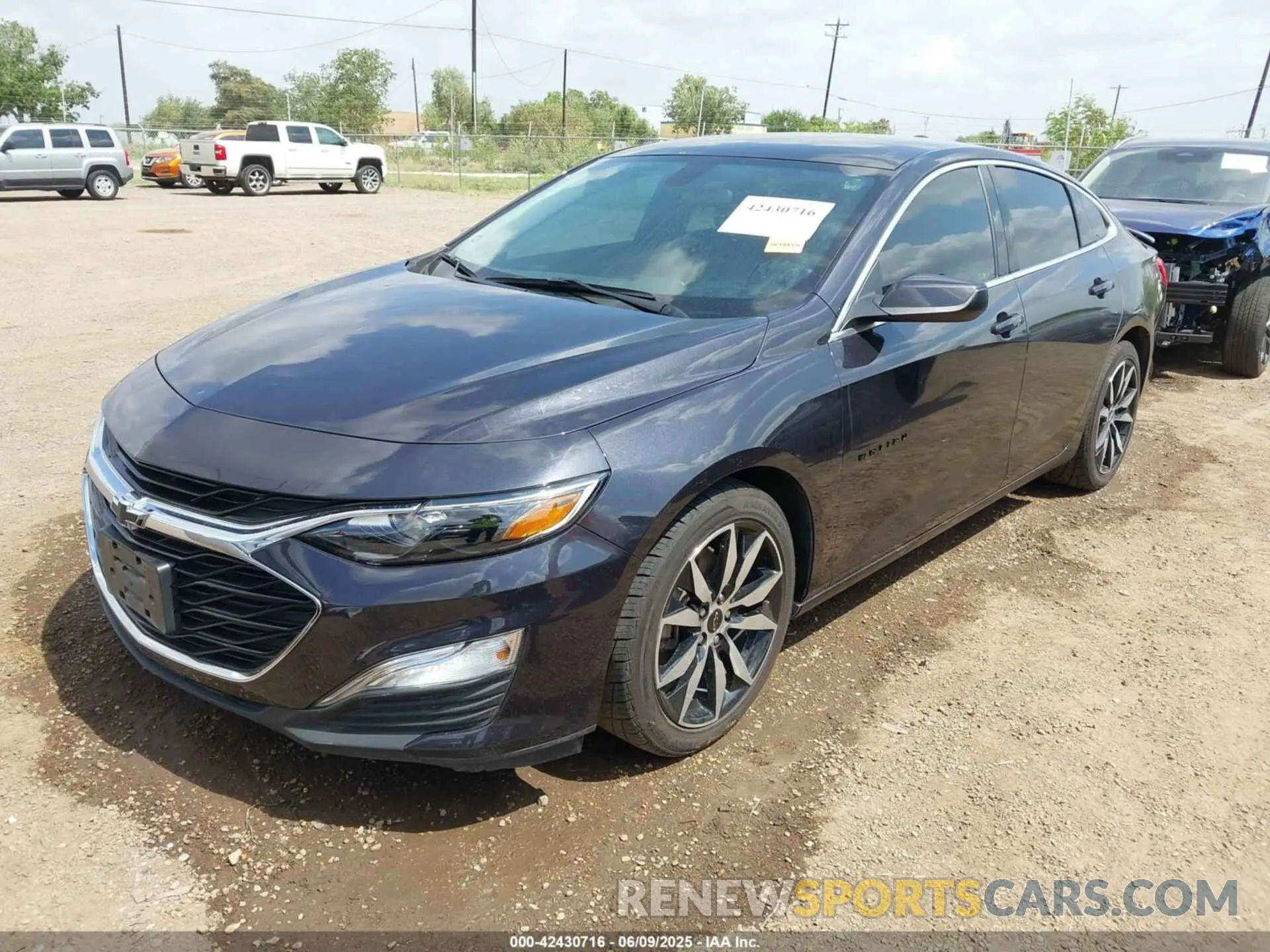 2 Photograph of a damaged car 1G1ZG5ST0NF107411 CHEVROLET MALIBU 2022