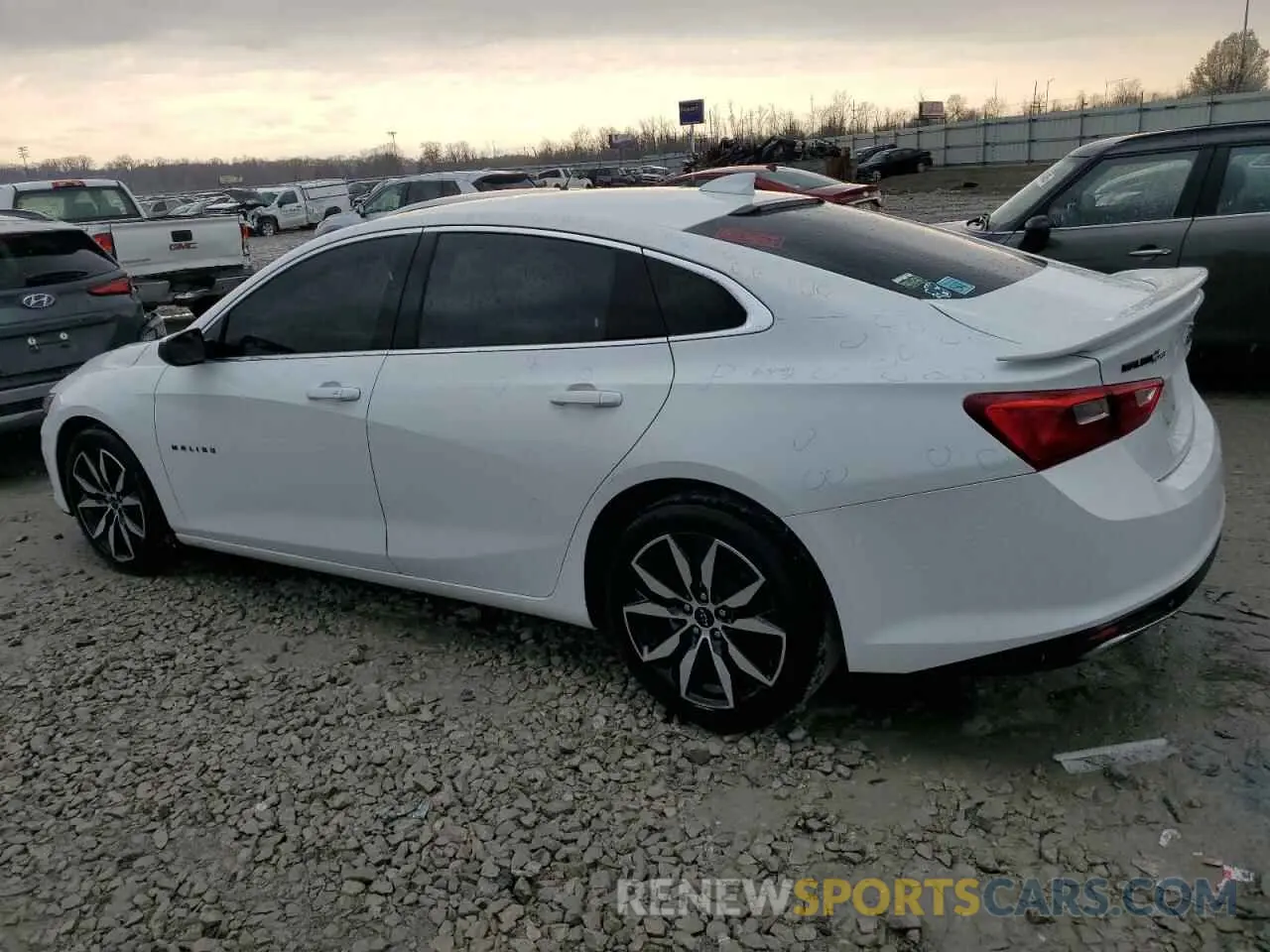 2 Photograph of a damaged car 1G1ZG5ST0NF115783 CHEVROLET MALIBU 2022