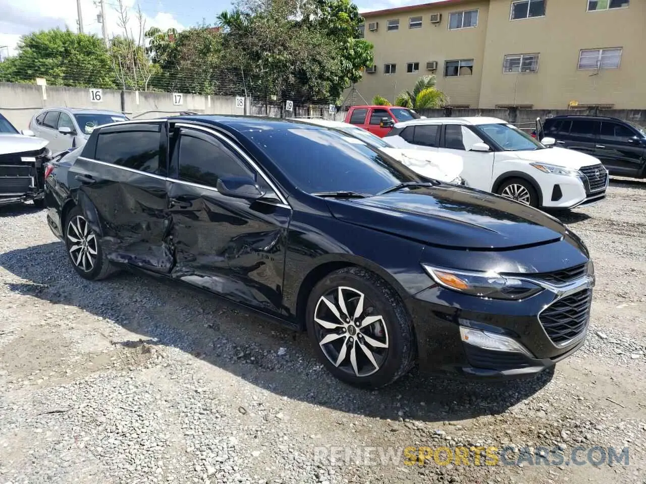 4 Photograph of a damaged car 1G1ZG5ST2NF205808 CHEVROLET MALIBU 2022