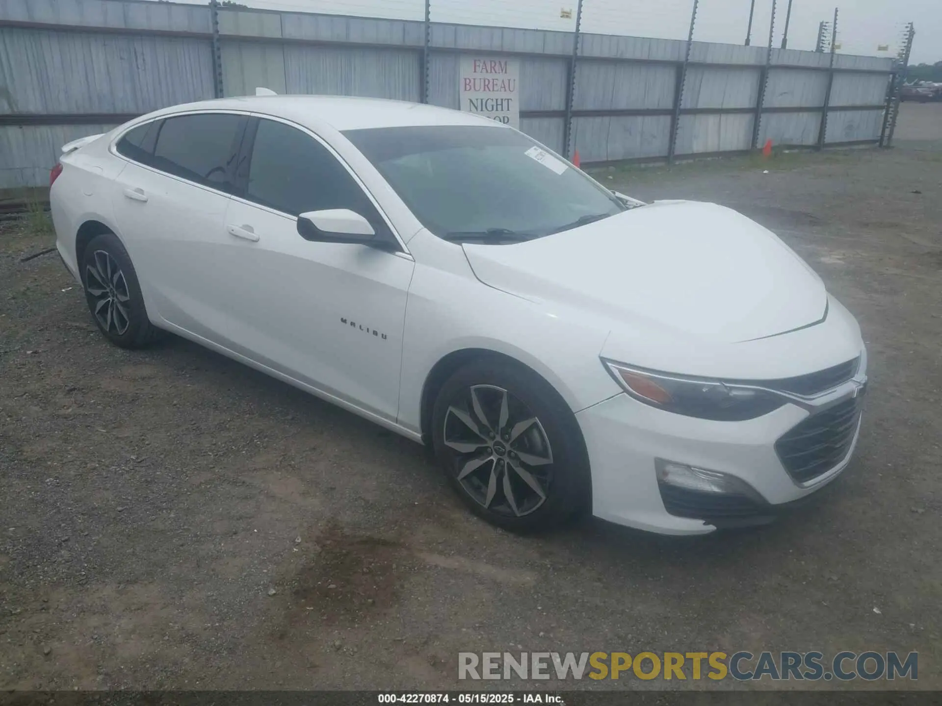 1 Фотография поврежденного автомобиля 1G1ZG5ST4NF104012 CHEVROLET MALIBU 2022