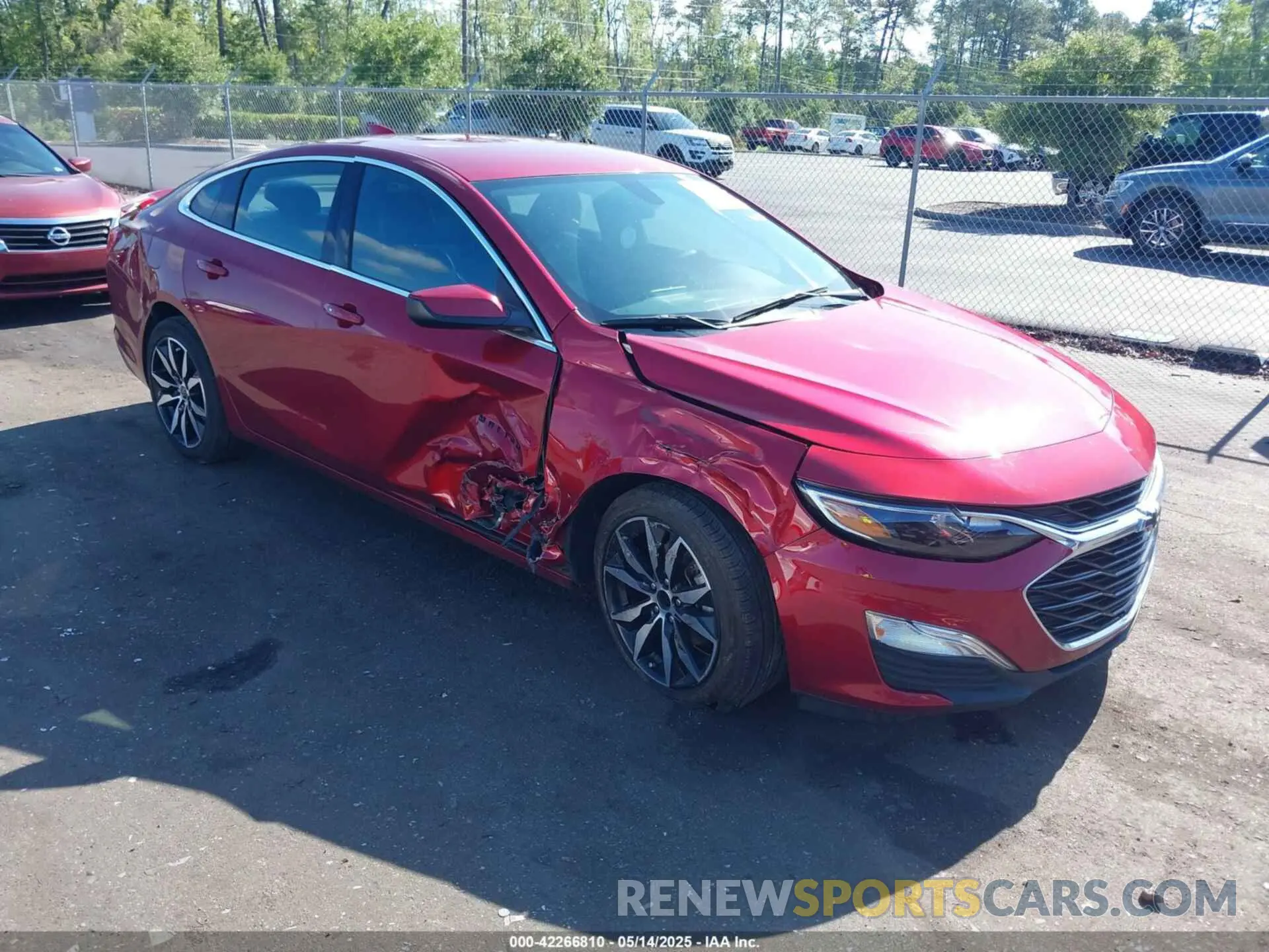 1 Фотография поврежденного автомобиля 1G1ZG5ST5NF154384 CHEVROLET MALIBU 2022