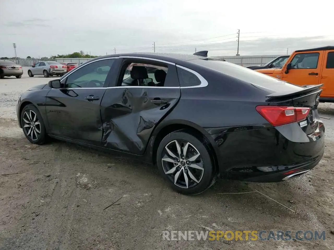 2 Photograph of a damaged car 1G1ZG5ST5NF210095 CHEVROLET MALIBU 2022