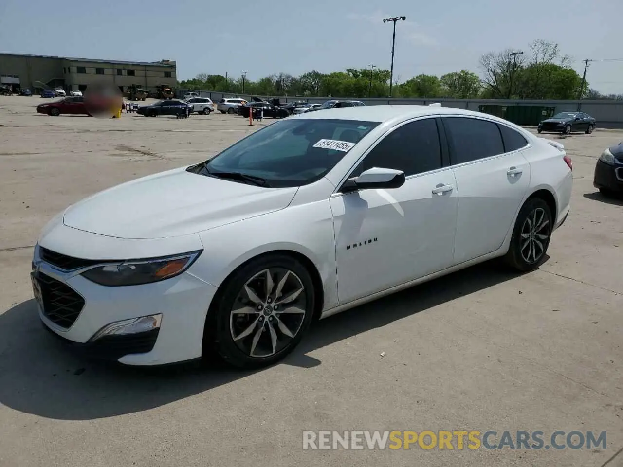 1 Photograph of a damaged car 1G1ZG5ST6NF117988 CHEVROLET MALIBU 2022