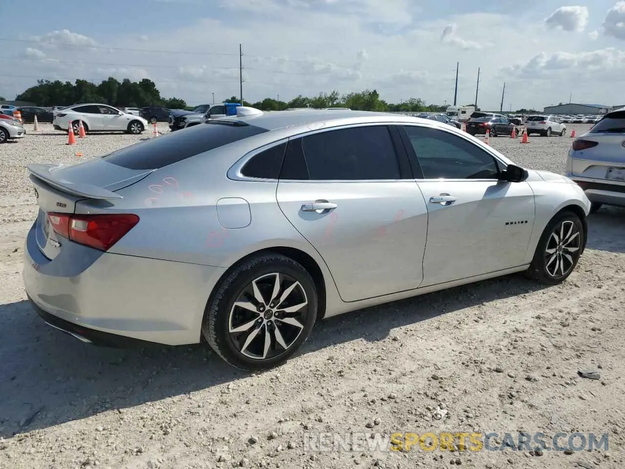 3 Photograph of a damaged car 1G1ZG5ST7NF115621 CHEVROLET MALIBU 2022