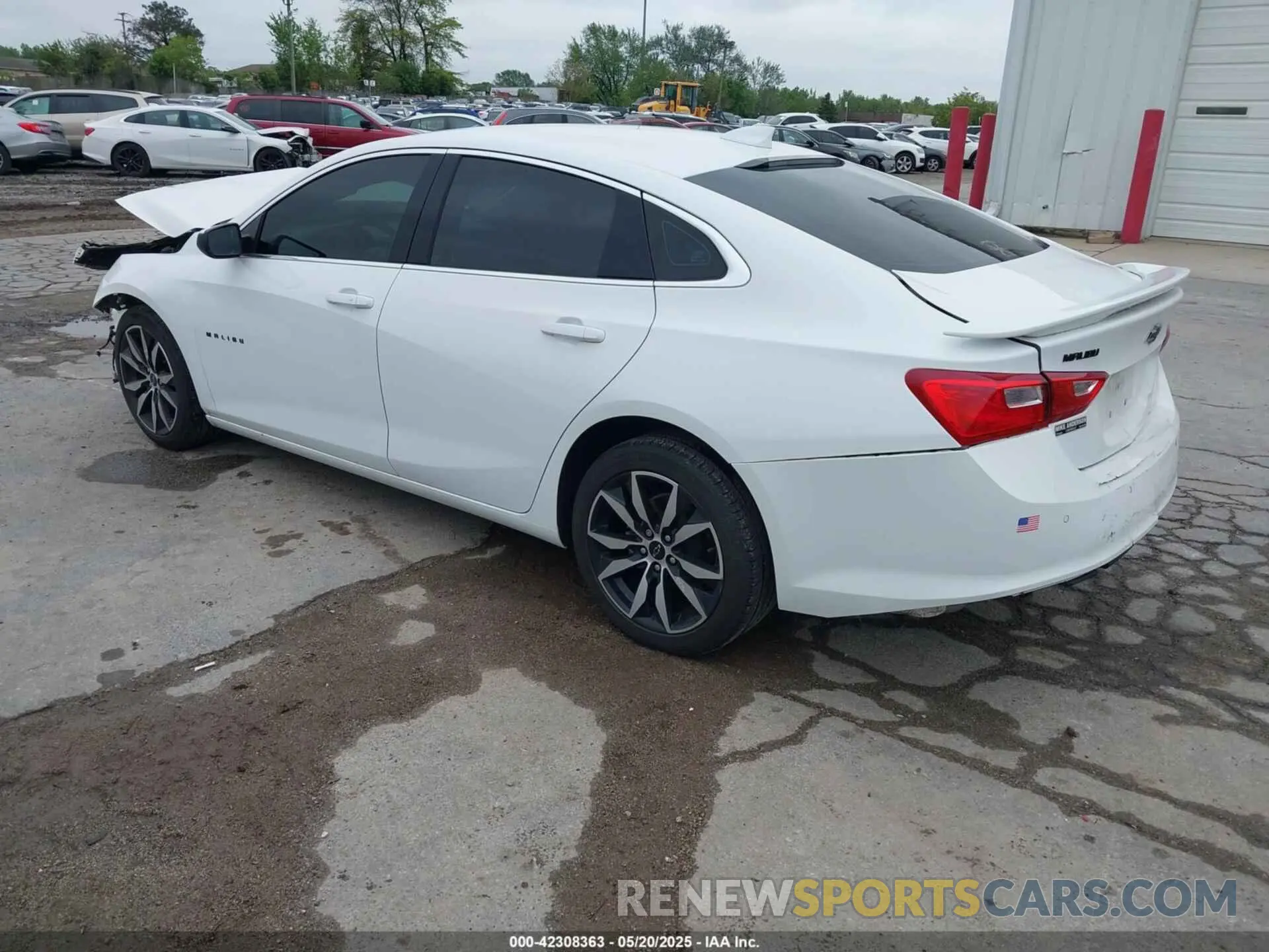 3 Фотография поврежденного автомобиля 1G1ZG5ST7NF168691 CHEVROLET MALIBU 2022