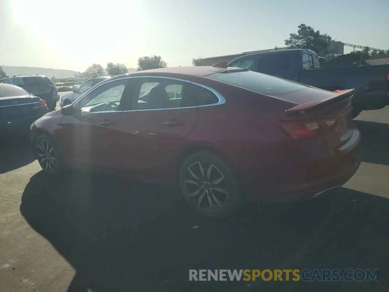 2 Photograph of a damaged car 1G1ZG5ST8NF103896 CHEVROLET MALIBU 2022