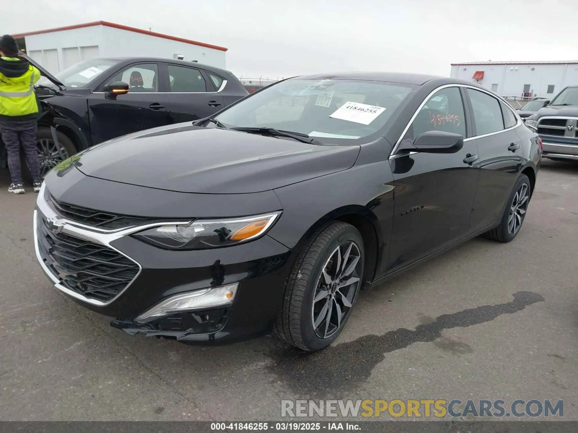 2 Photograph of a damaged car 1G1ZG5ST9NF206437 CHEVROLET MALIBU 2022