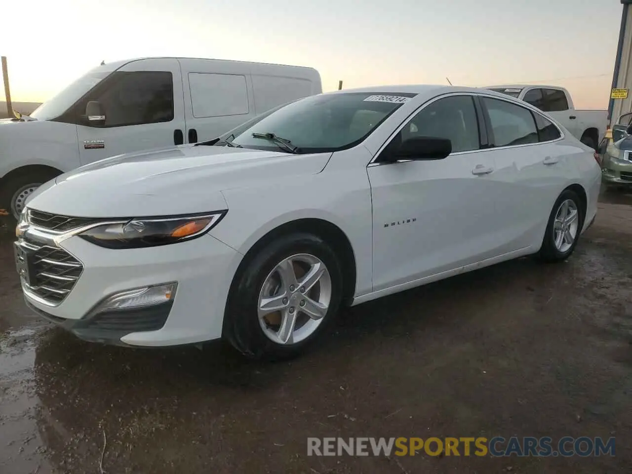 1 Photograph of a damaged car 1G1ZB5ST3PF113219 CHEVROLET MALIBU 2023