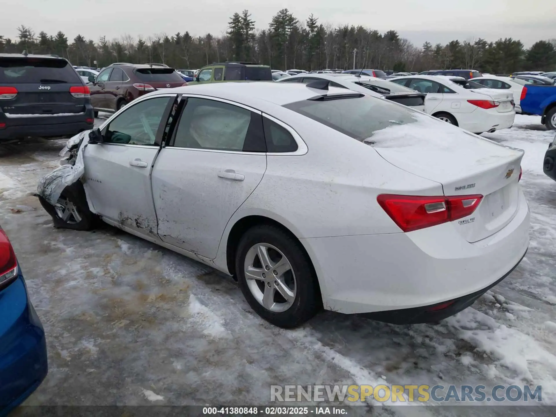 3 Photograph of a damaged car 1G1ZB5ST4PF239654 CHEVROLET MALIBU 2023
