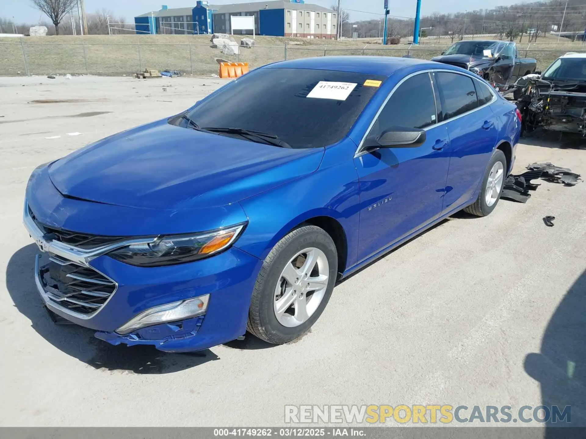 2 Photograph of a damaged car 1G1ZB5ST5PF181683 CHEVROLET MALIBU 2023