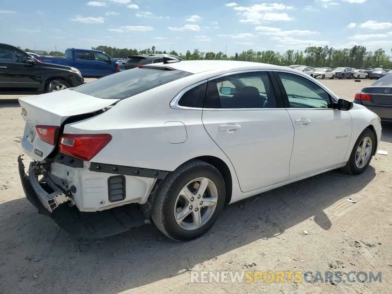 3 Photograph of a damaged car 1G1ZB5ST6PF121086 CHEVROLET MALIBU 2023