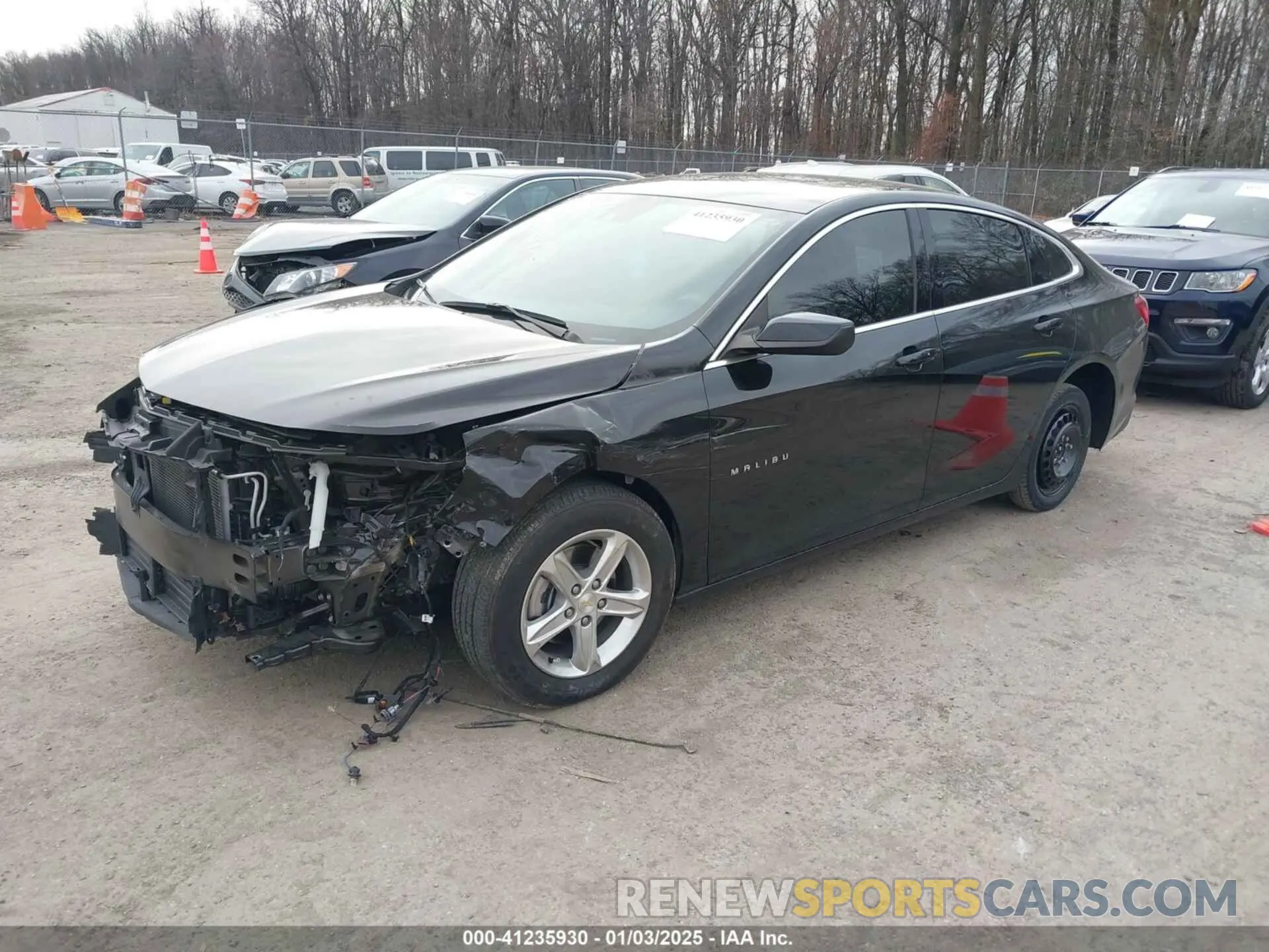 2 Photograph of a damaged car 1G1ZB5ST9PF124466 CHEVROLET MALIBU 2023
