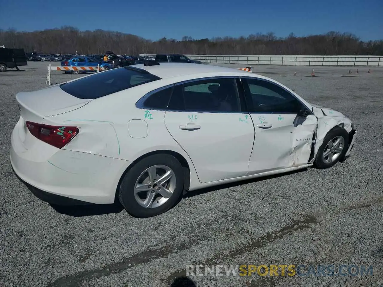 3 Photograph of a damaged car 1G1ZC5ST2PF159962 CHEVROLET MALIBU 2023