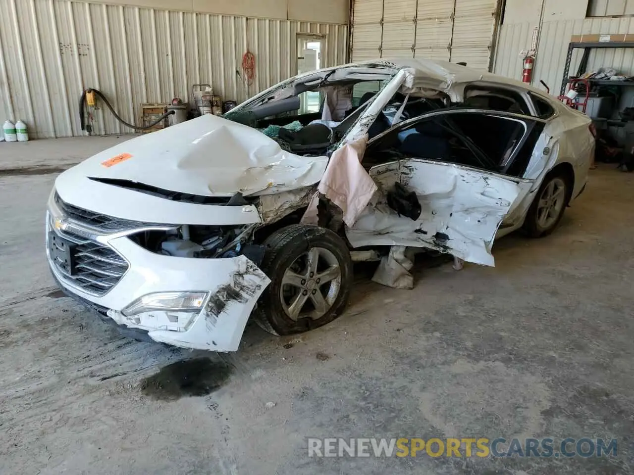 1 Photograph of a damaged car 1G1ZC5ST5PF129290 CHEVROLET MALIBU 2023