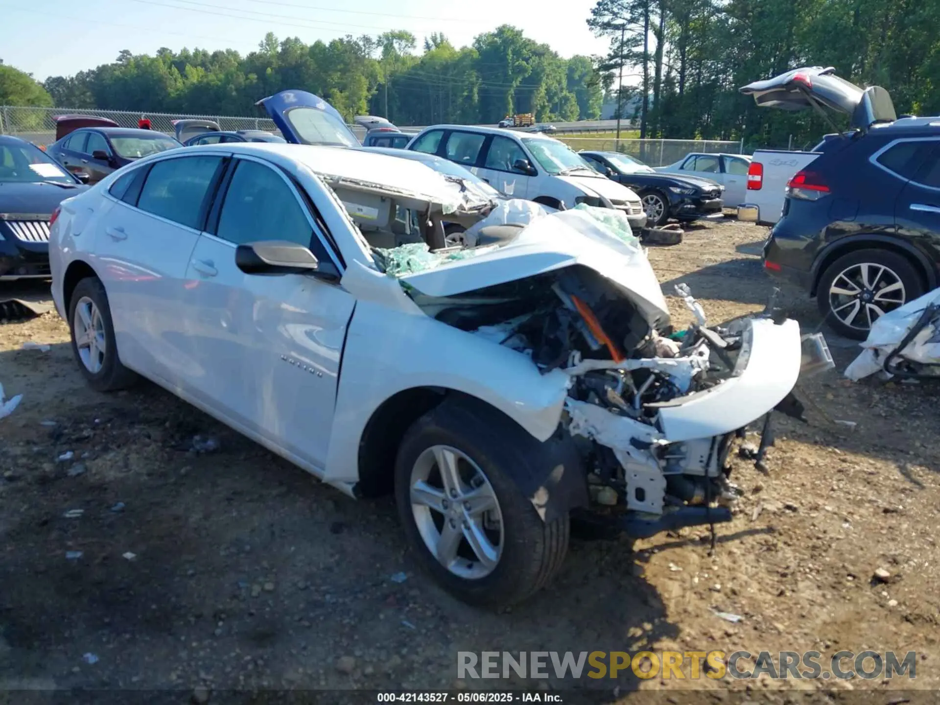 1 Photograph of a damaged car 1G1ZC5ST7PF247342 CHEVROLET MALIBU 2023