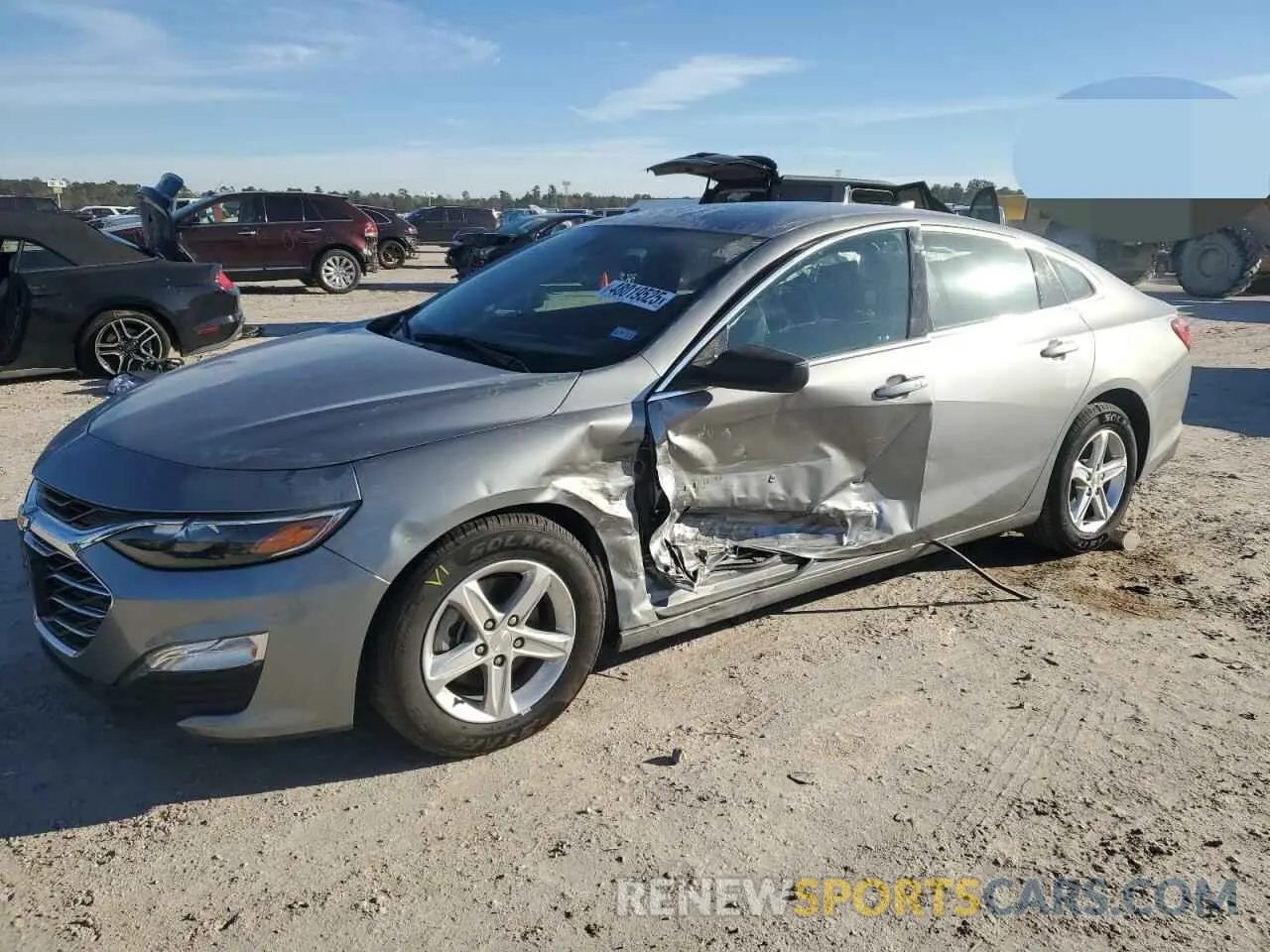 1 Photograph of a damaged car 1G1ZC5ST9PF163524 CHEVROLET MALIBU 2023