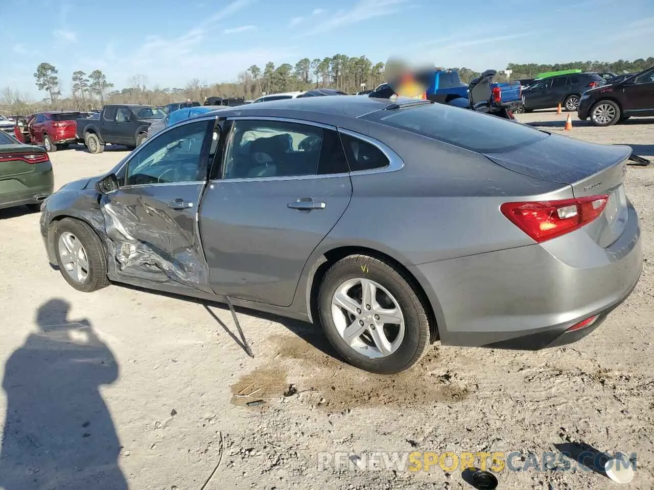 2 Photograph of a damaged car 1G1ZC5ST9PF163524 CHEVROLET MALIBU 2023