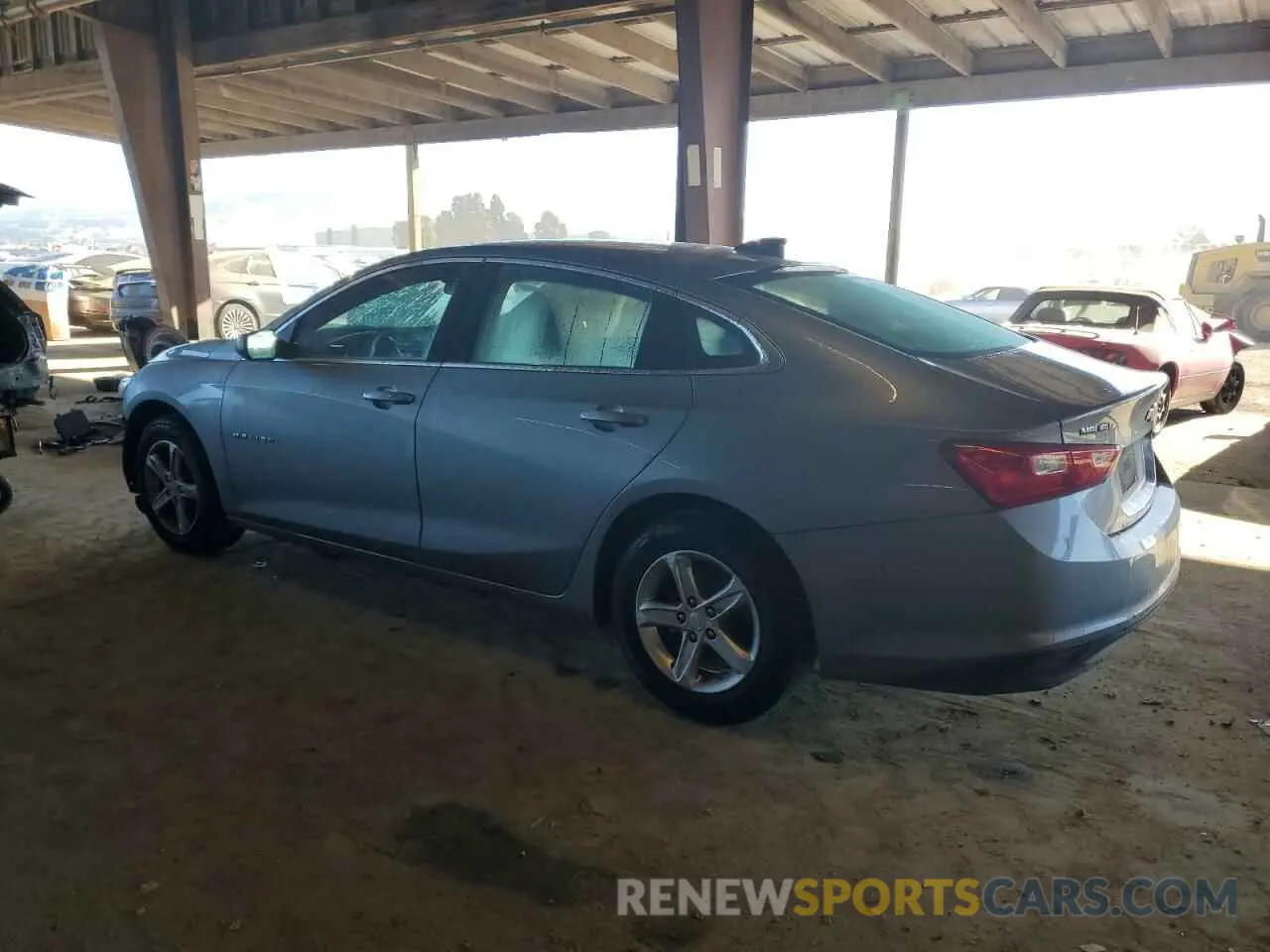 2 Photograph of a damaged car 1G1ZC5STXPF152709 CHEVROLET MALIBU 2023