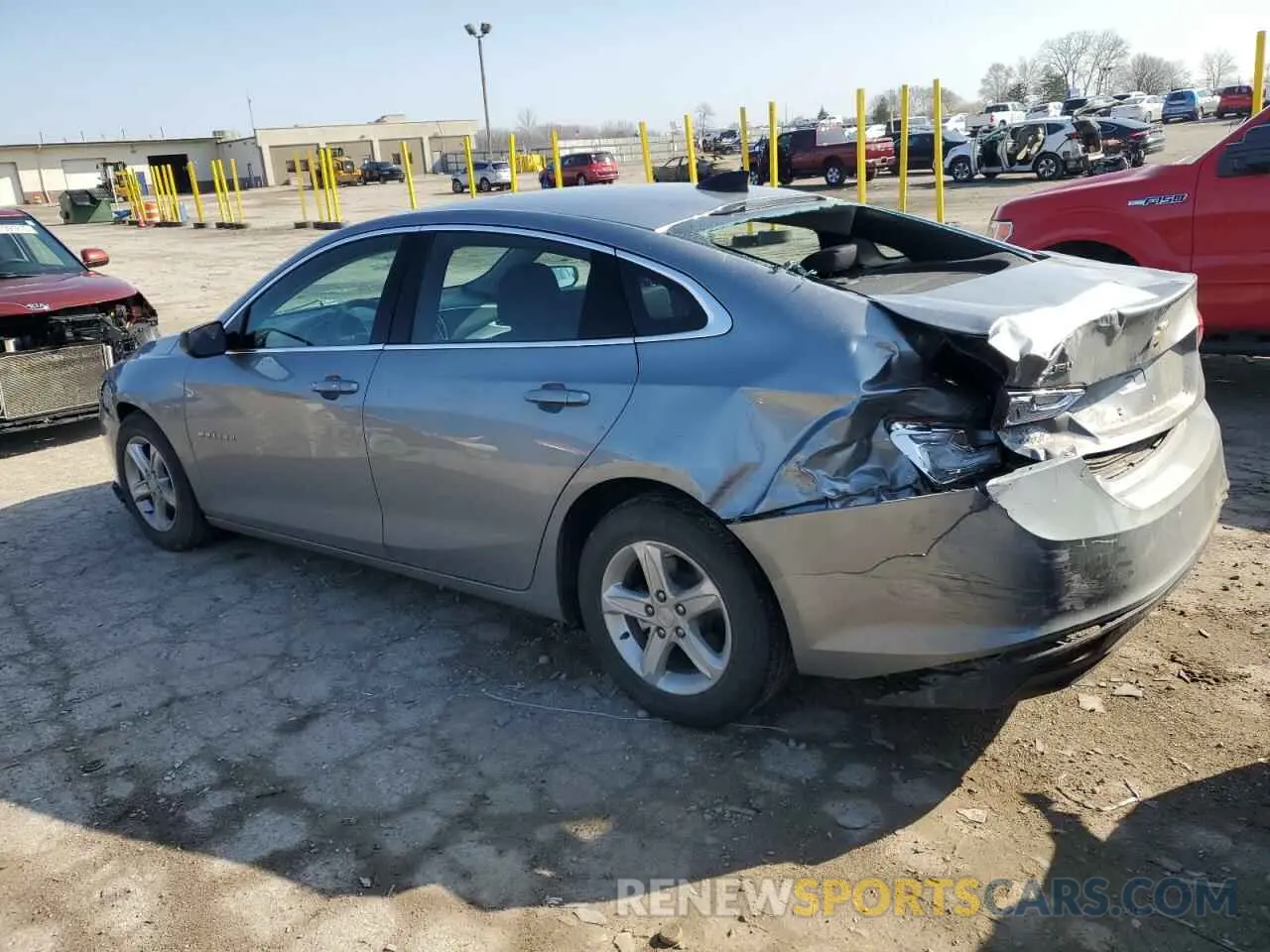 2 Photograph of a damaged car 1G1ZC5STXPF156517 CHEVROLET MALIBU 2023