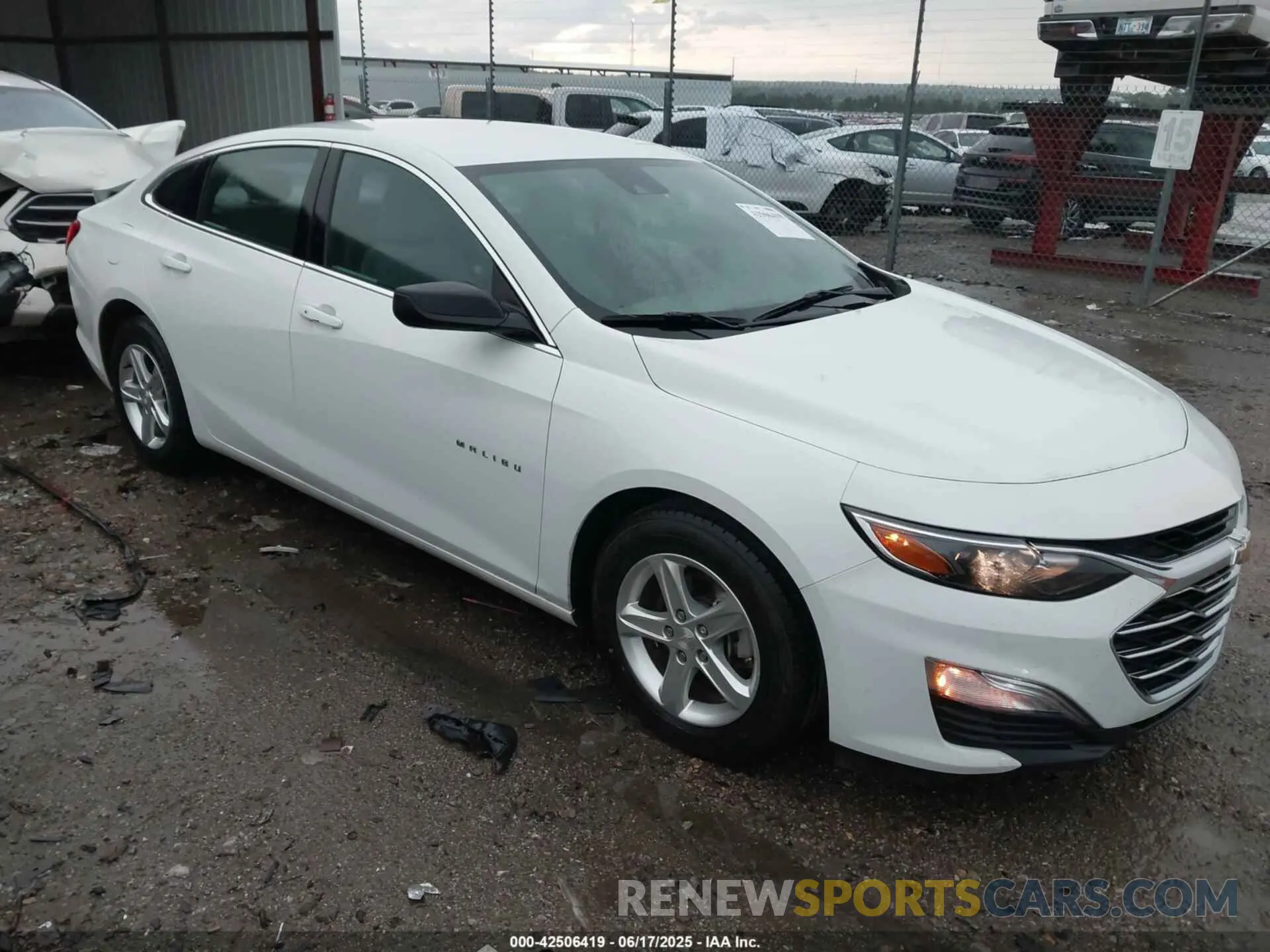 1 Photograph of a damaged car 1G1ZC5STXPF166108 CHEVROLET MALIBU 2023