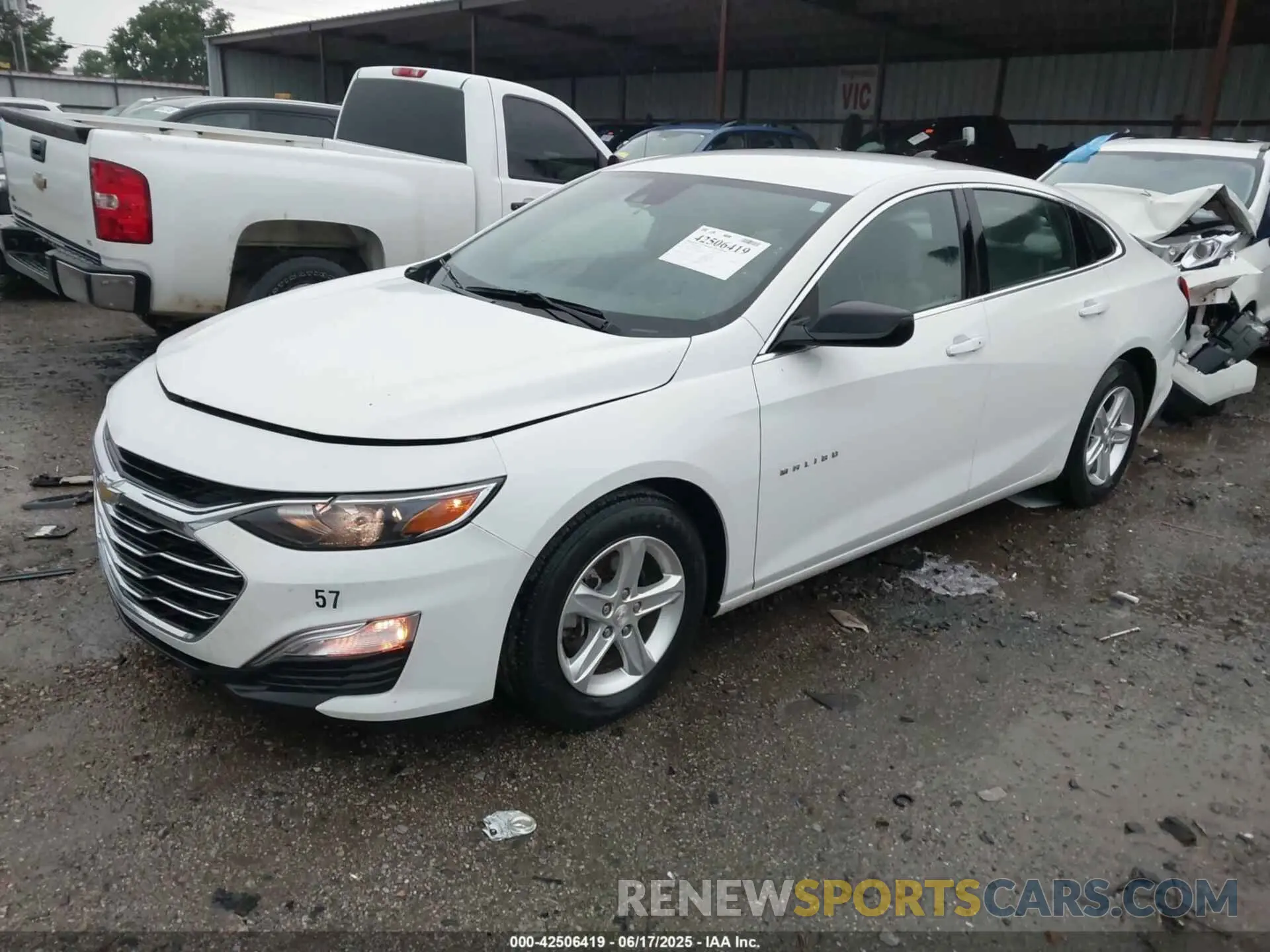 2 Photograph of a damaged car 1G1ZC5STXPF166108 CHEVROLET MALIBU 2023