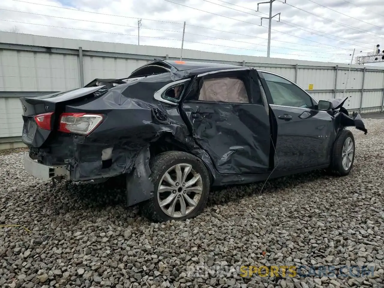 3 Photograph of a damaged car 1G1ZD5ST0PF163764 CHEVROLET MALIBU 2023