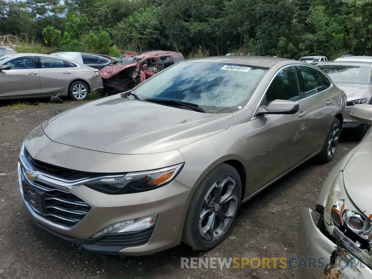 1 Photograph of a damaged car 1G1ZD5ST1PF131843 CHEVROLET MALIBU 2023