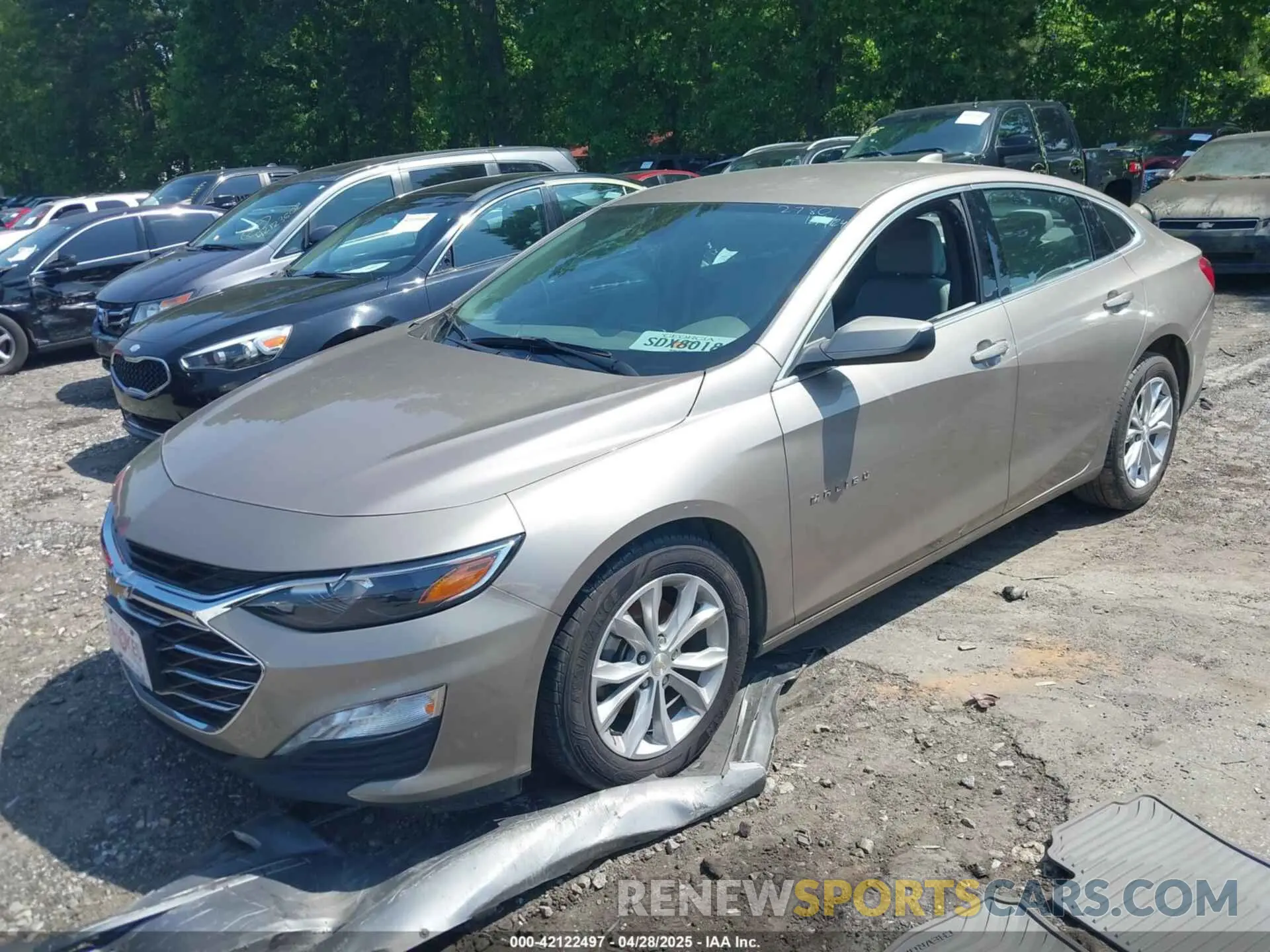 2 Photograph of a damaged car 1G1ZD5ST1PF139747 CHEVROLET MALIBU 2023