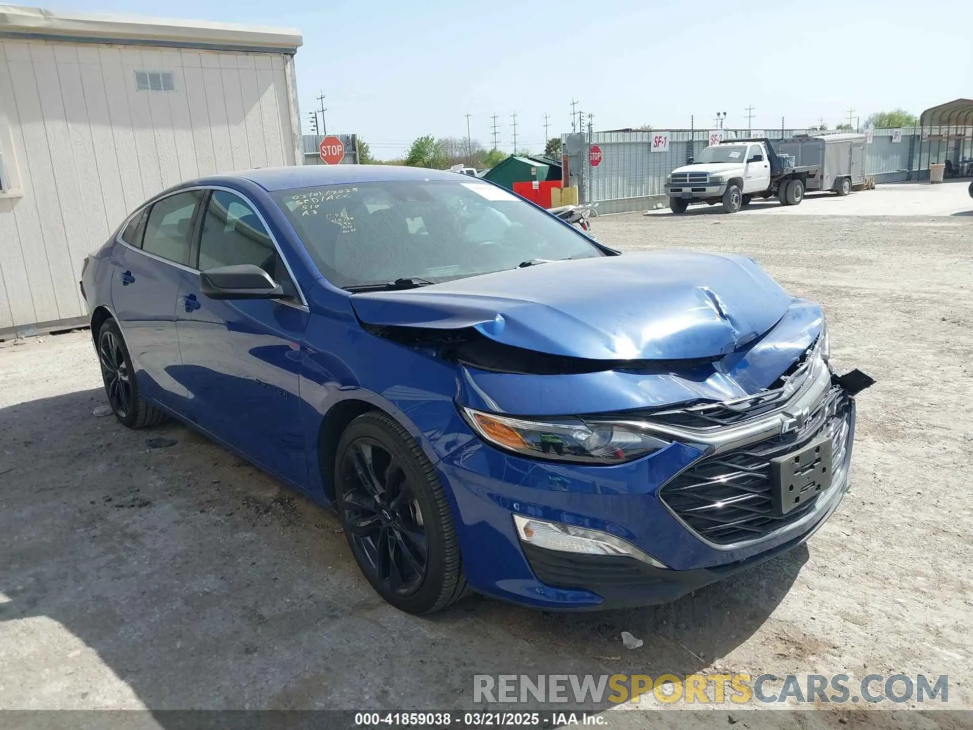 1 Photograph of a damaged car 1G1ZD5ST1PF218173 CHEVROLET MALIBU 2023