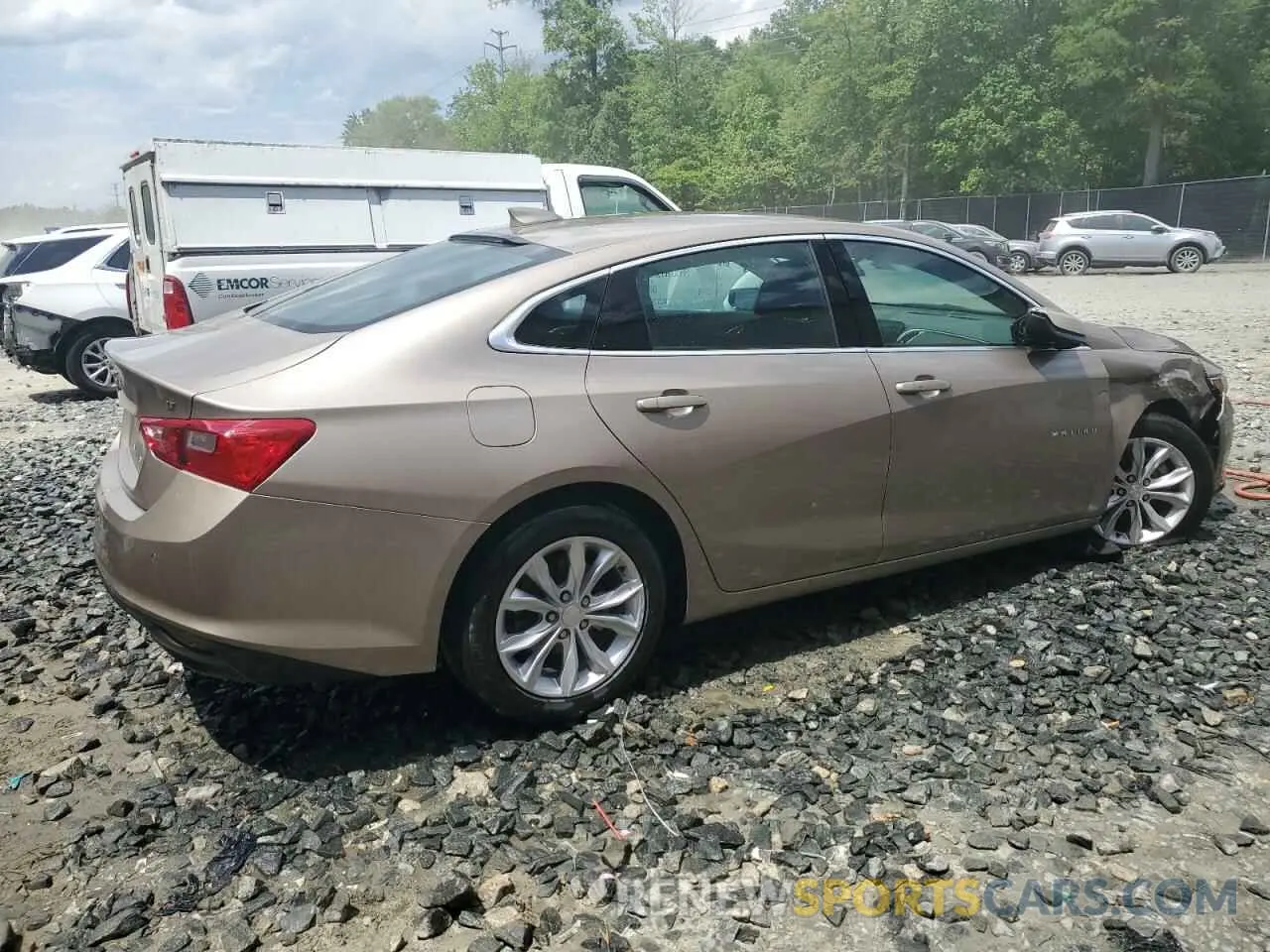 3 Photograph of a damaged car 1G1ZD5ST2PF140566 CHEVROLET MALIBU 2023