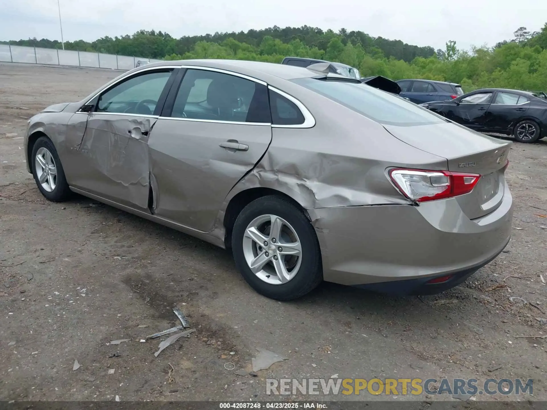3 Photograph of a damaged car 1G1ZD5ST2PF180985 CHEVROLET MALIBU 2023