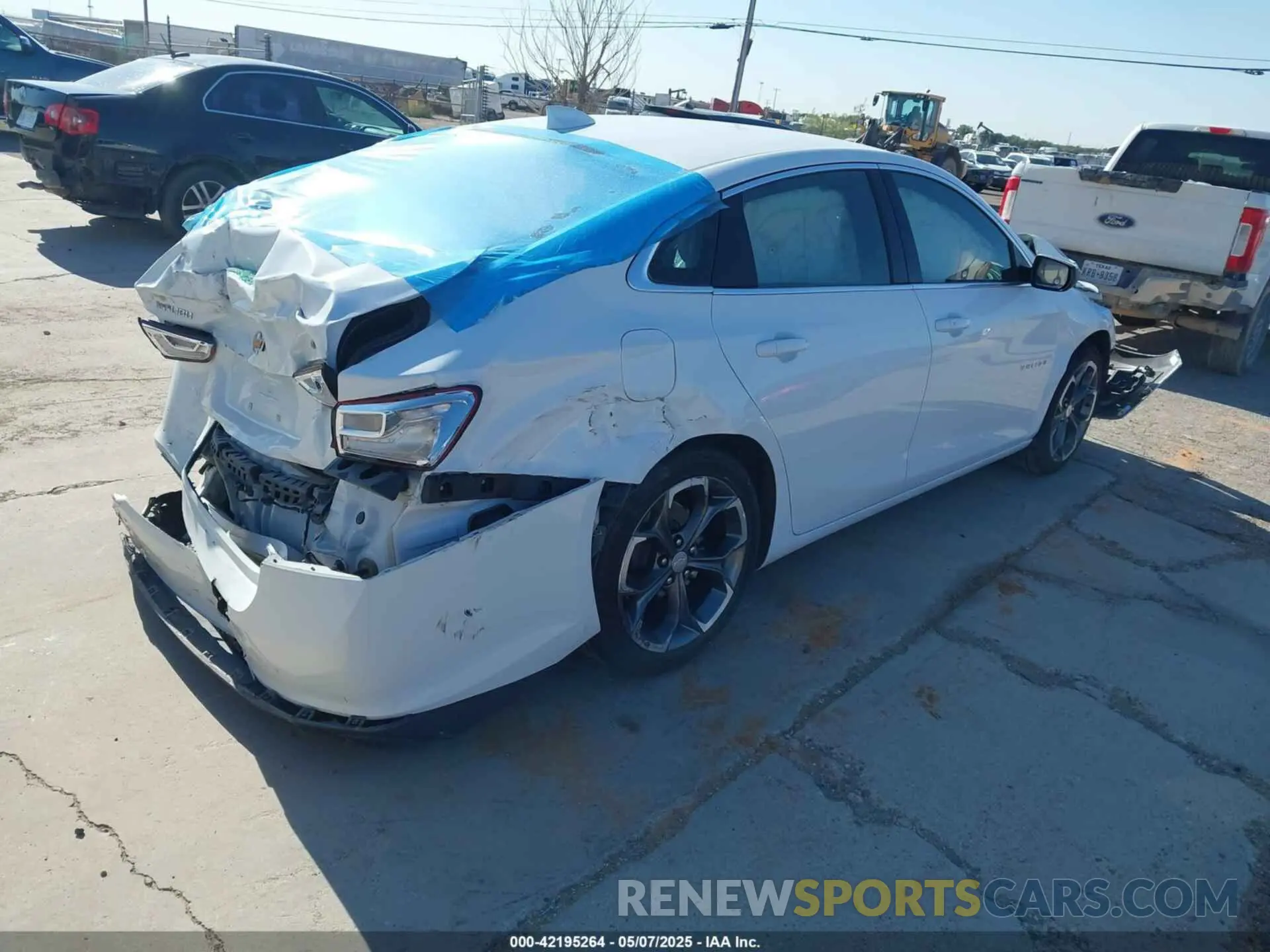 4 Фотография поврежденного автомобиля 1G1ZD5ST2PF185216 CHEVROLET MALIBU 2023