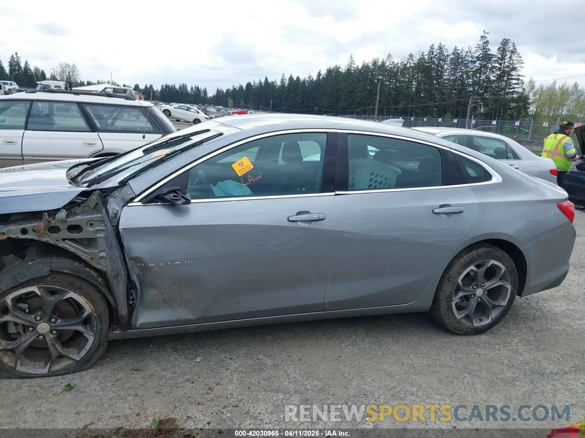 14 Photograph of a damaged car 1G1ZD5ST2PF239002 CHEVROLET MALIBU 2023