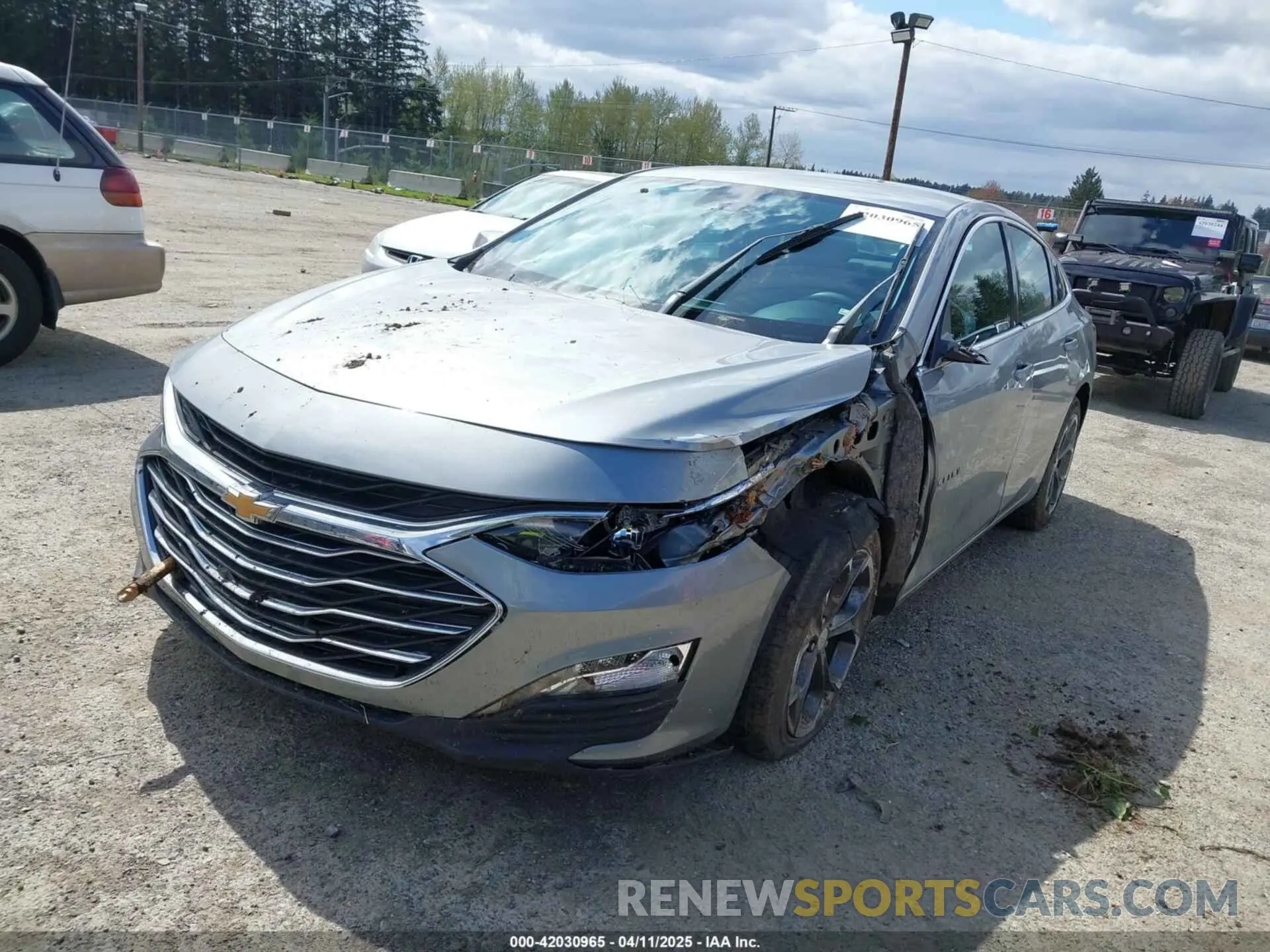 2 Photograph of a damaged car 1G1ZD5ST2PF239002 CHEVROLET MALIBU 2023
