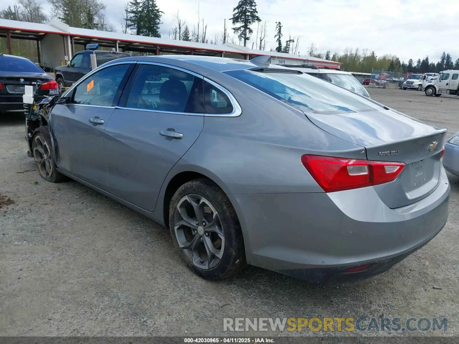 3 Photograph of a damaged car 1G1ZD5ST2PF239002 CHEVROLET MALIBU 2023