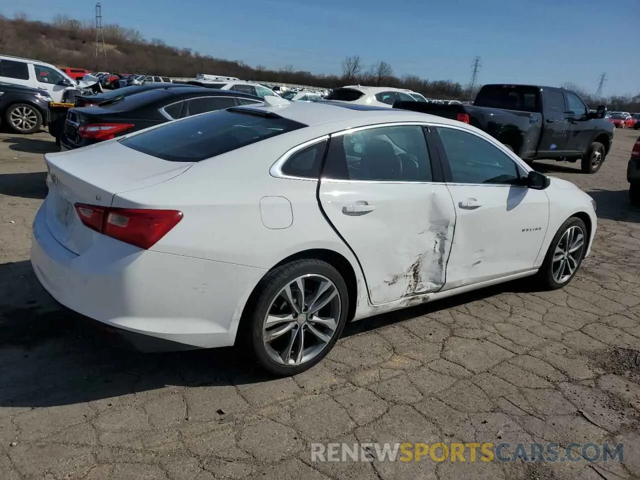 3 Photograph of a damaged car 1G1ZD5ST3PF129852 CHEVROLET MALIBU 2023