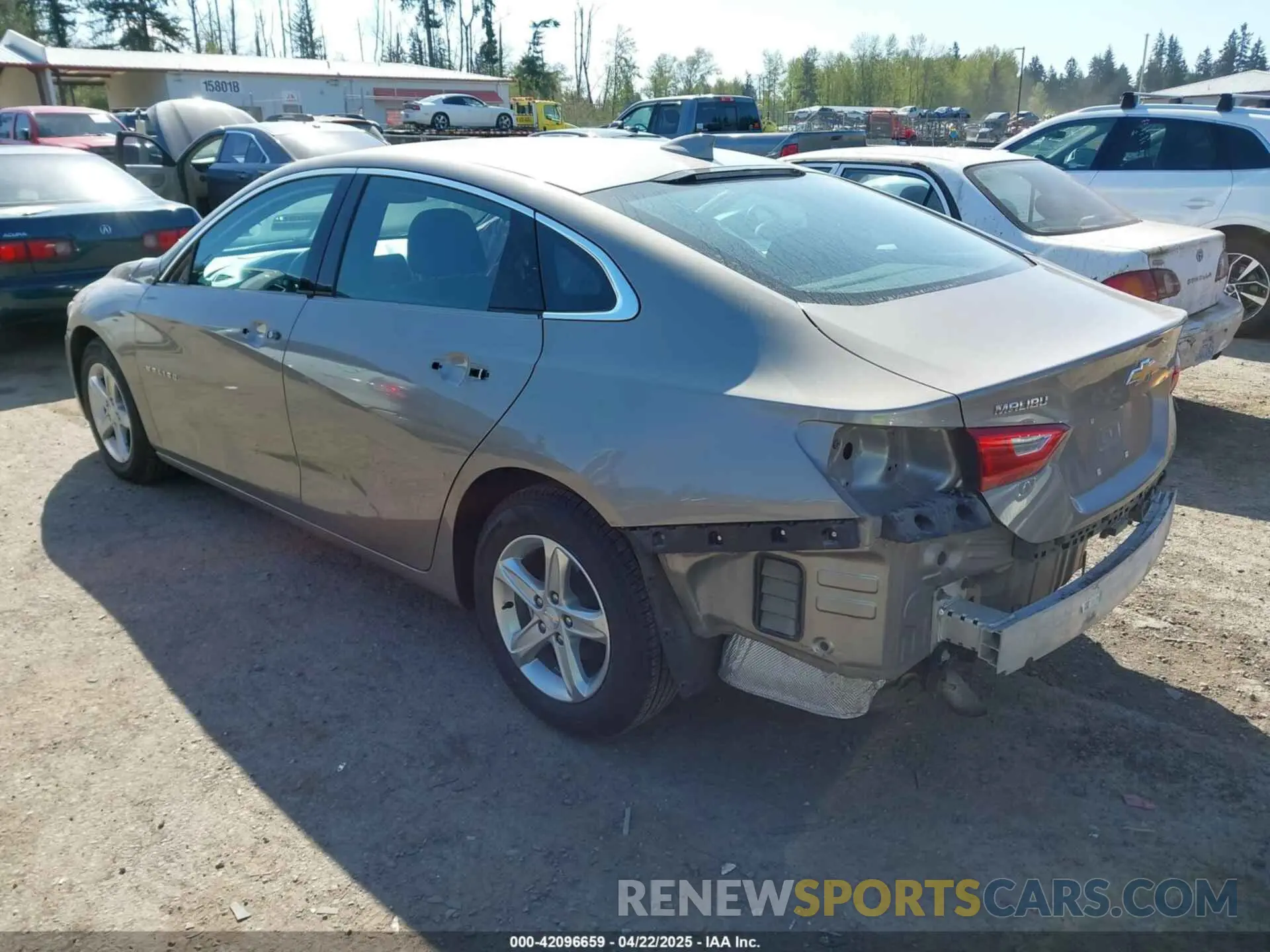 3 Фотография поврежденного автомобиля 1G1ZD5ST3PF180641 CHEVROLET MALIBU 2023