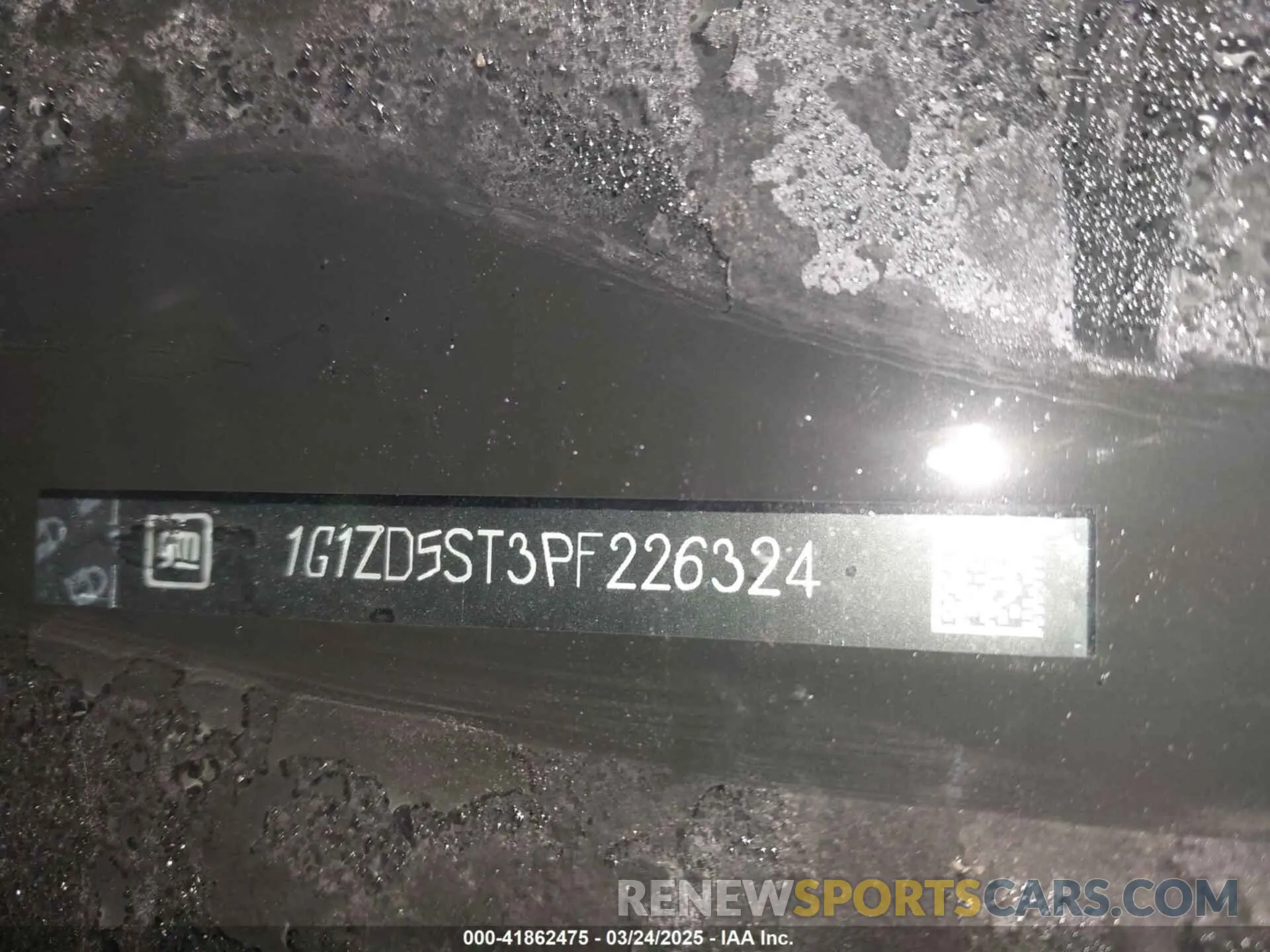 9 Photograph of a damaged car 1G1ZD5ST3PF226324 CHEVROLET MALIBU 2023