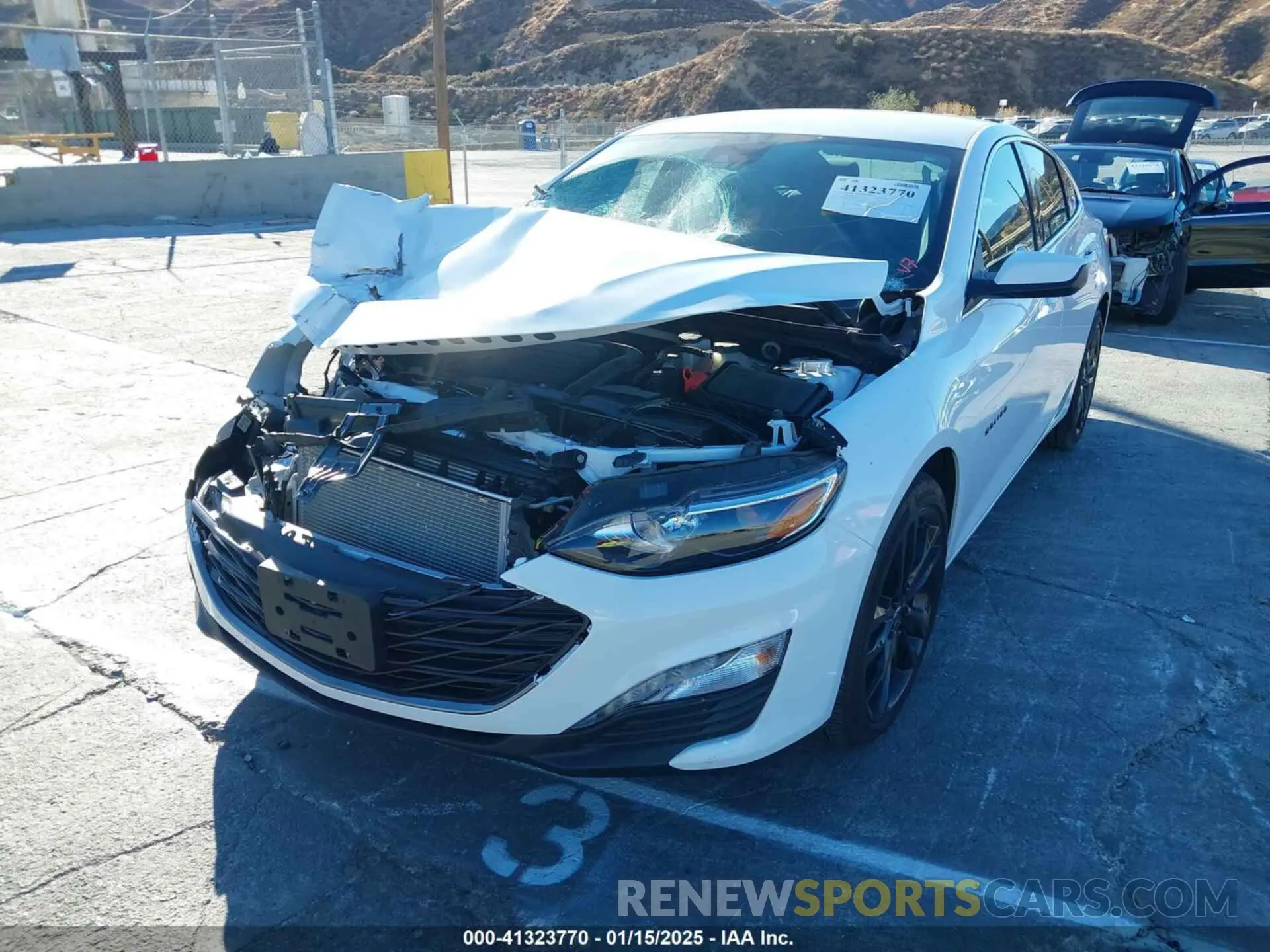 2 Photograph of a damaged car 1G1ZD5ST4PF194483 CHEVROLET MALIBU 2023