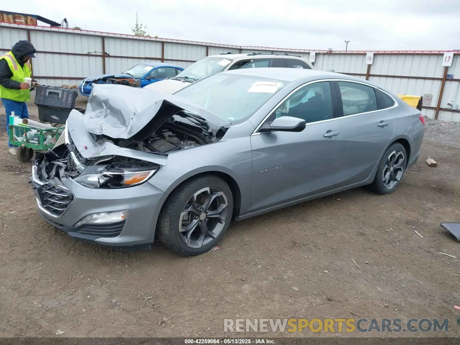 2 Фотография поврежденного автомобиля 1G1ZD5ST4PF236831 CHEVROLET MALIBU 2023