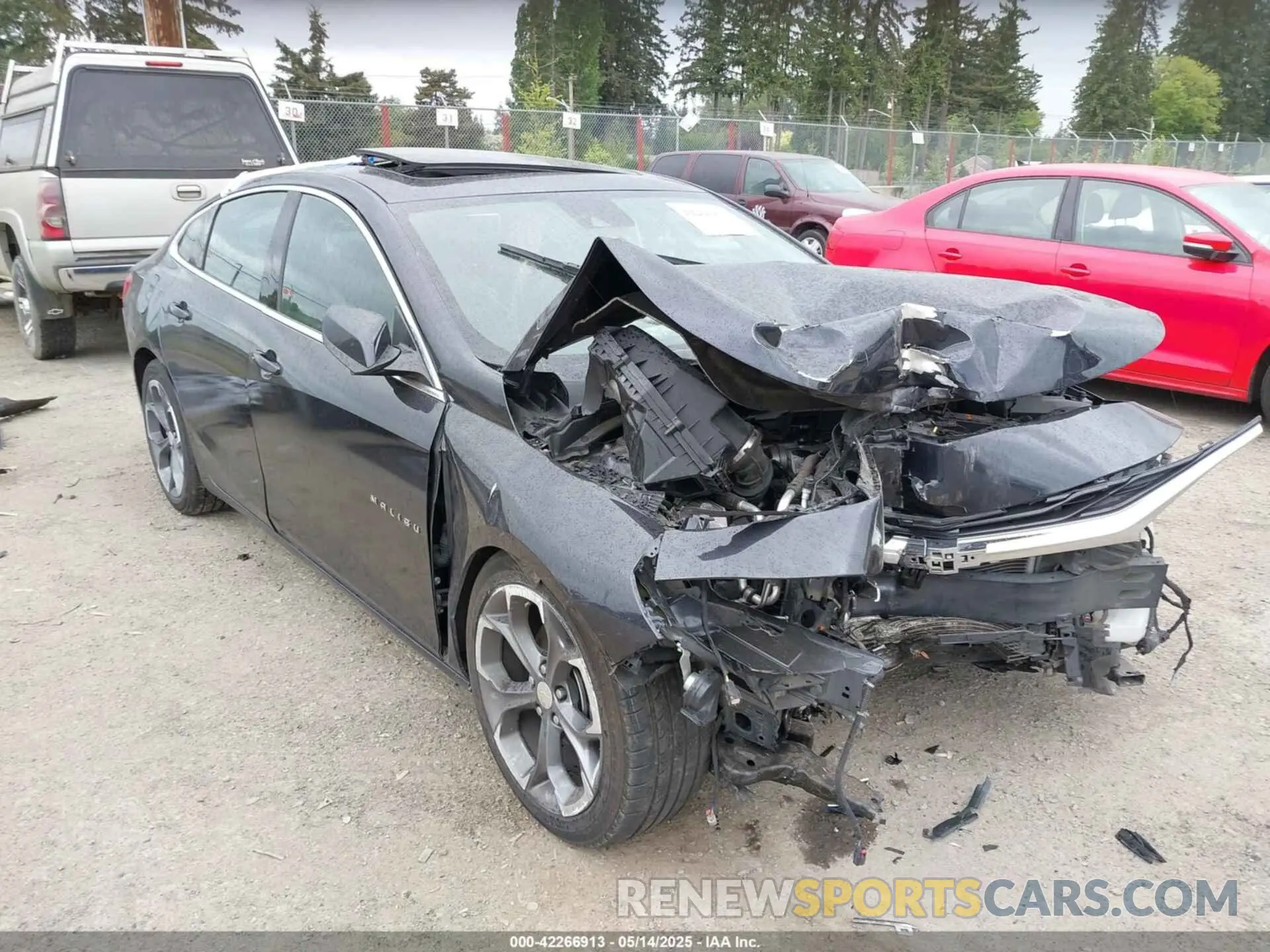 1 Photograph of a damaged car 1G1ZD5ST5PF219455 CHEVROLET MALIBU 2023
