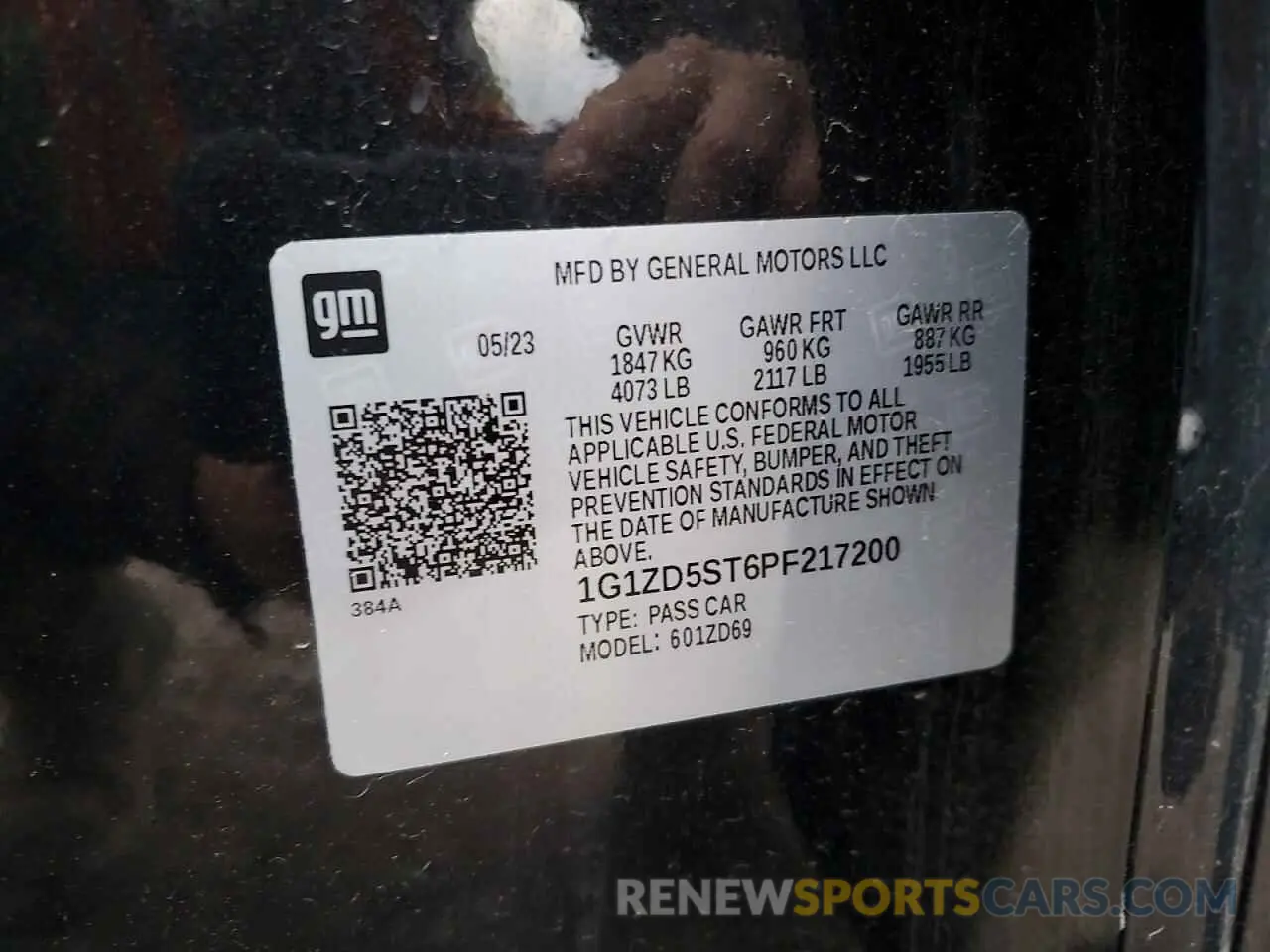 13 Фотография поврежденного автомобиля 1G1ZD5ST6PF217200 CHEVROLET MALIBU 2023